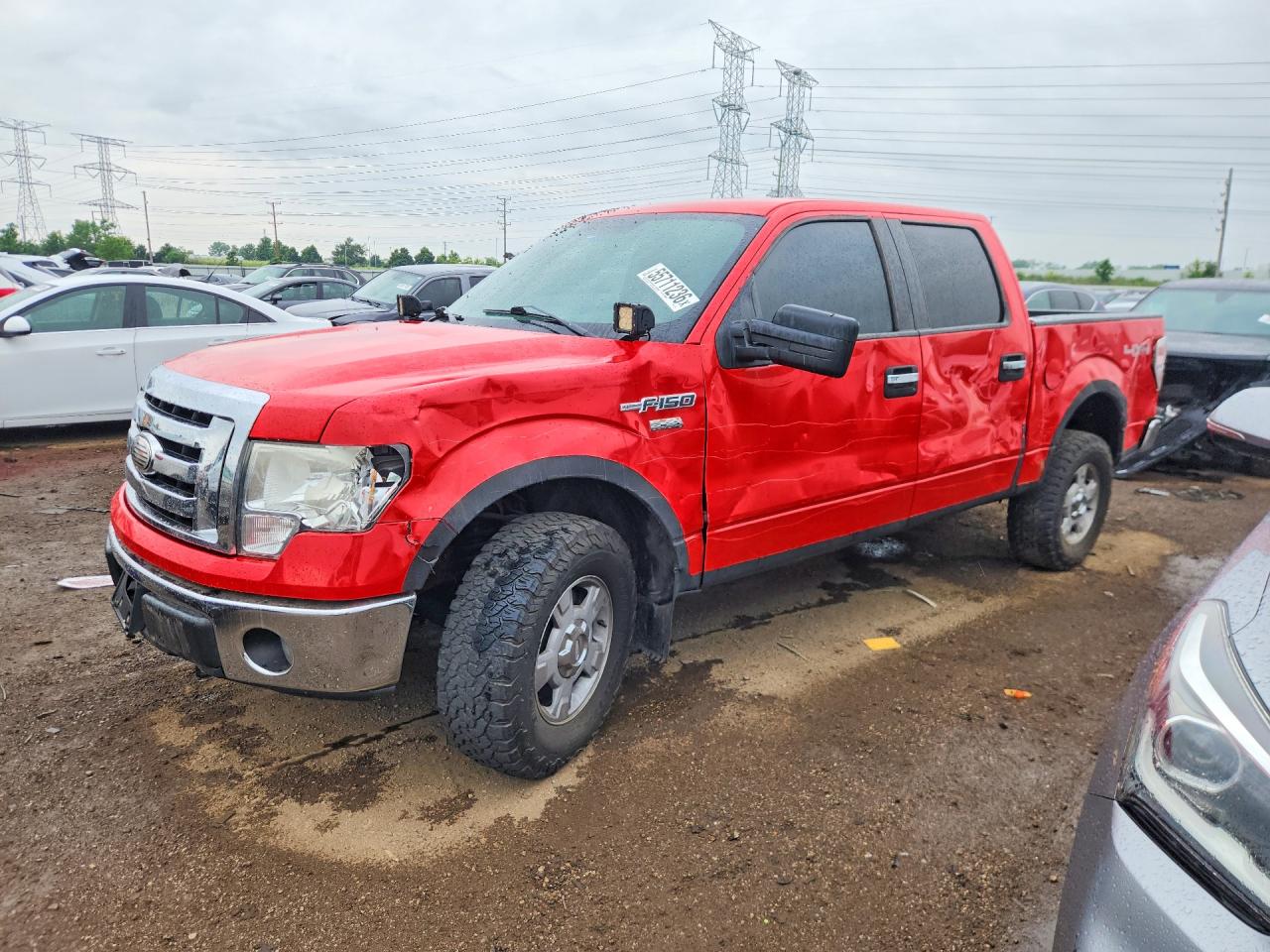 2012 Ford F-150 Red vin: 1FTFW1EF5CFA21147