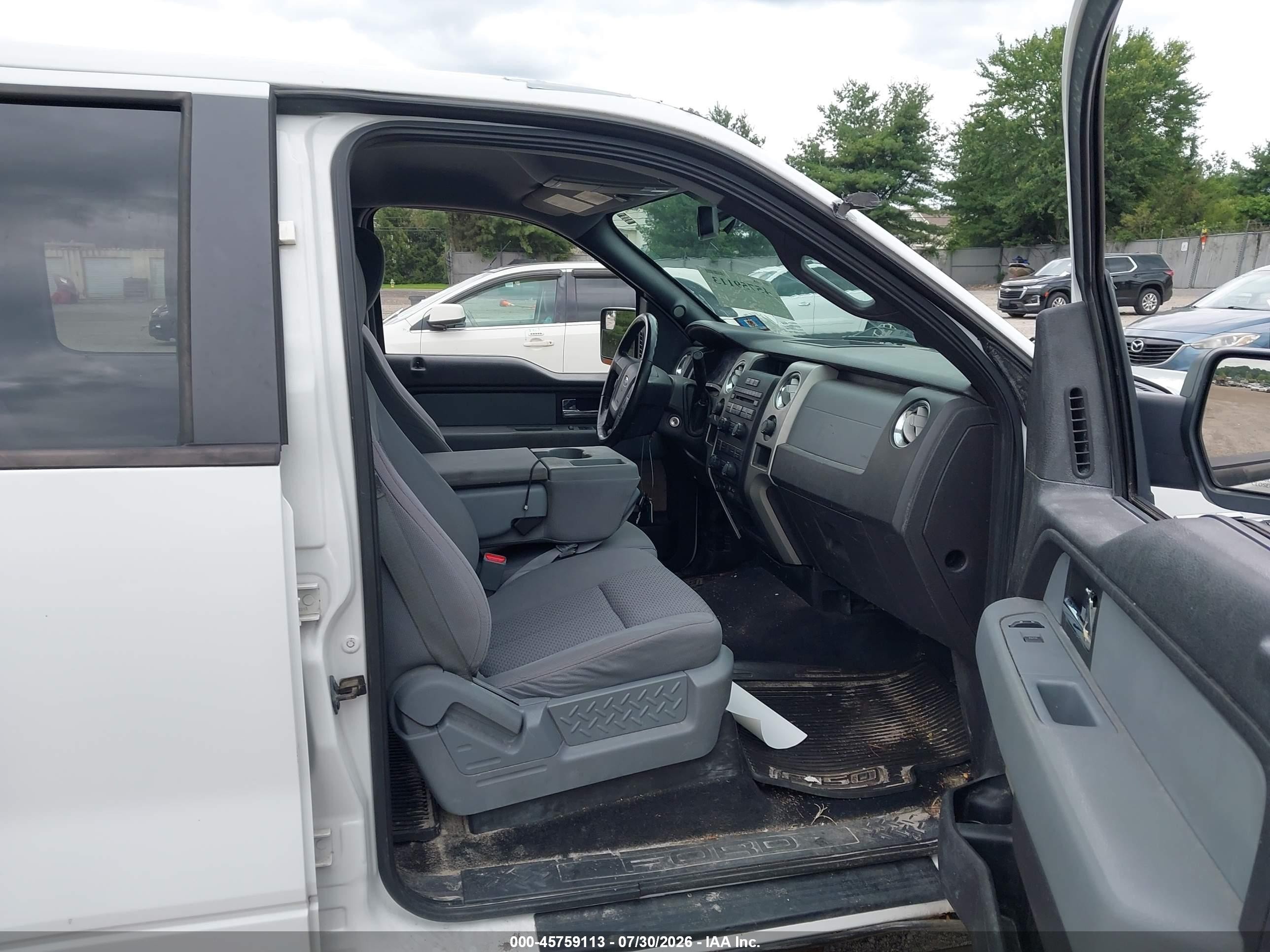 2012 Ford F-150 Xlt White vin: 1FTFW1EF5CFA45965