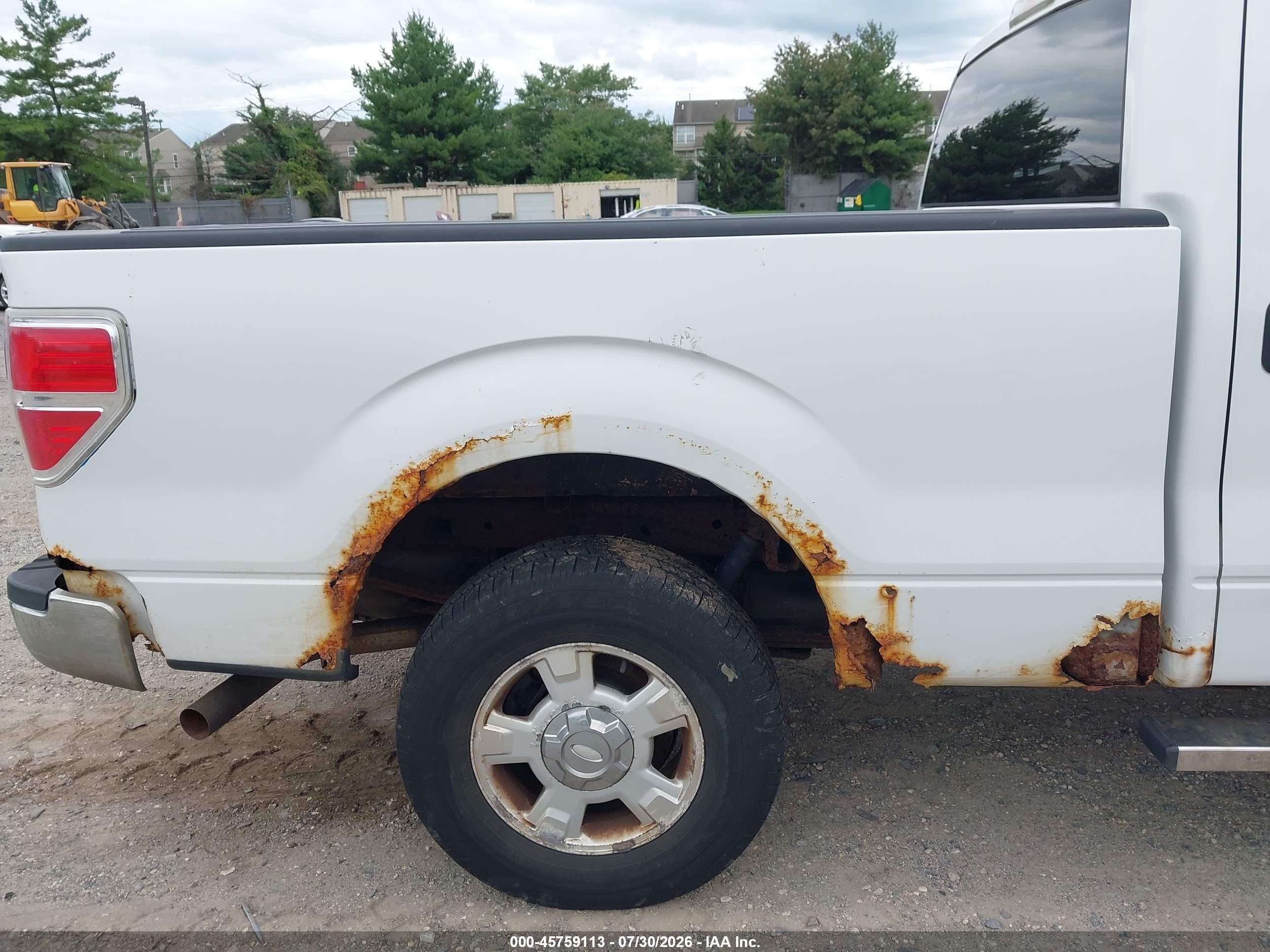 2012 Ford F-150 Xlt White vin: 1FTFW1EF5CFA45965