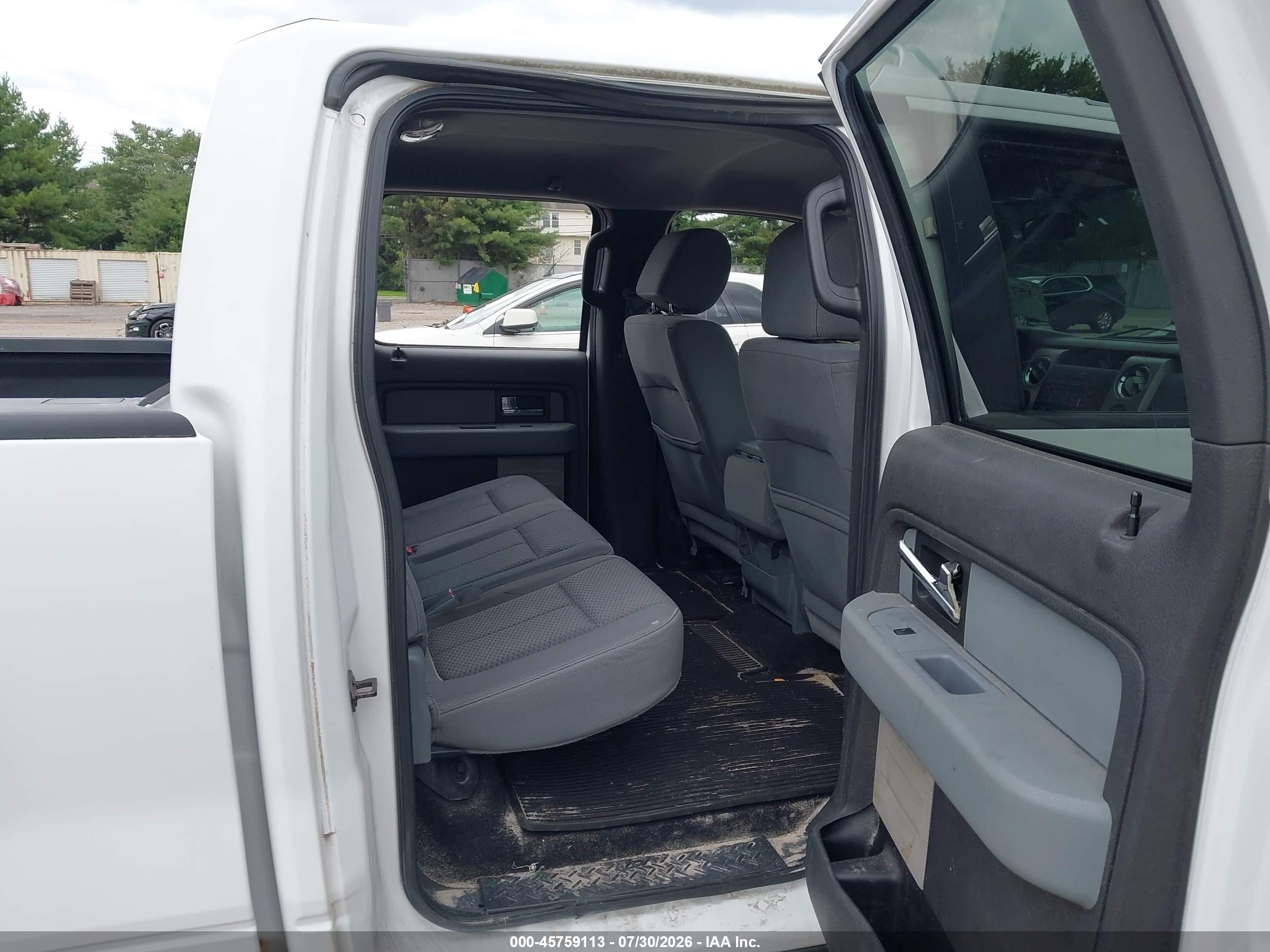 2012 Ford F-150 Xlt White vin: 1FTFW1EF5CFA45965
