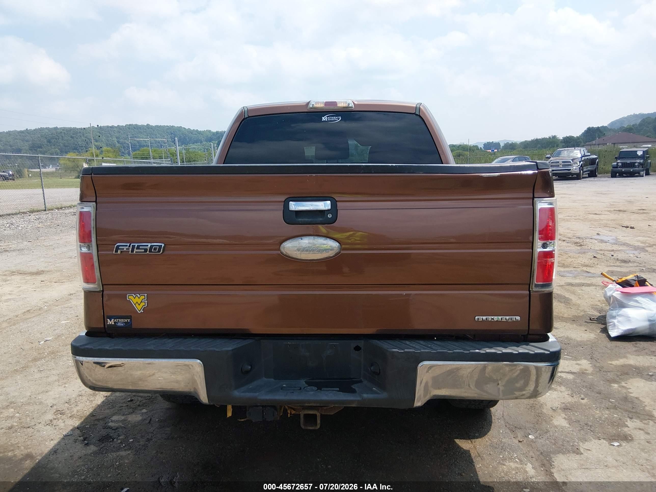 2012 Ford F-150 Xlt Коричневый vin: 1FTFW1EF5CFA94194