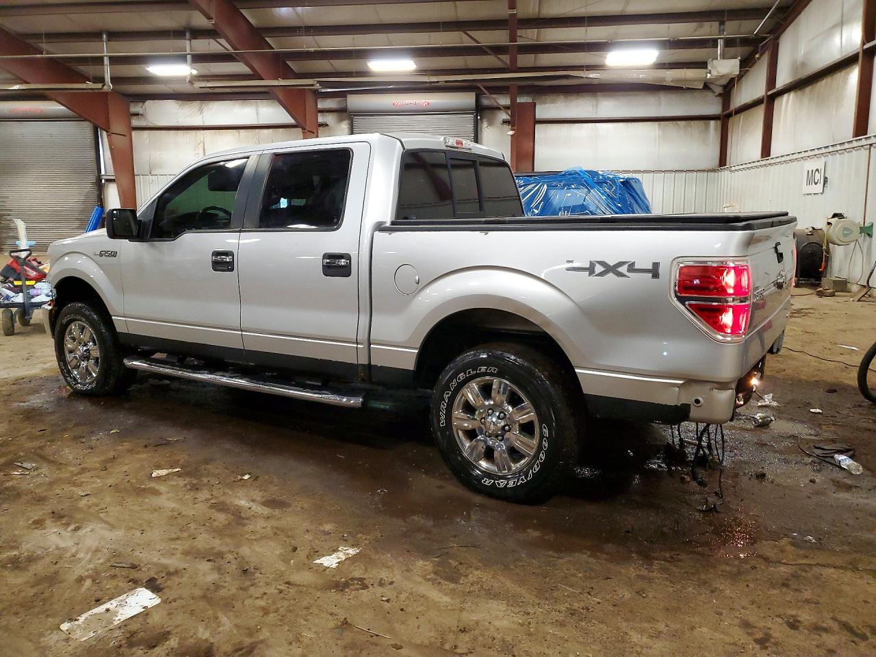 2012 Ford F150 Supercrew Silver vin: 1FTFW1EF5CFC32624