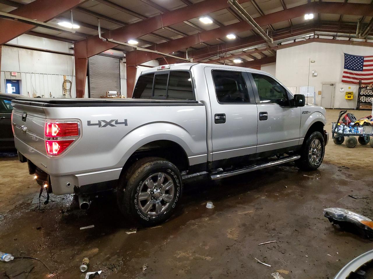 2012 Ford F150 Supercrew Silver vin: 1FTFW1EF5CFC32624