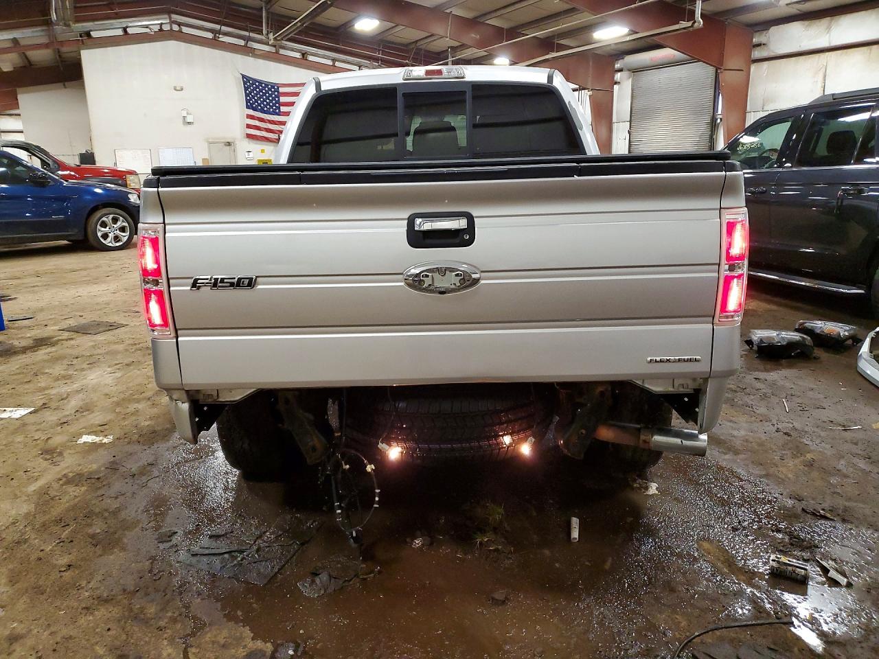 2012 Ford F150 Supercrew Silver vin: 1FTFW1EF5CFC32624