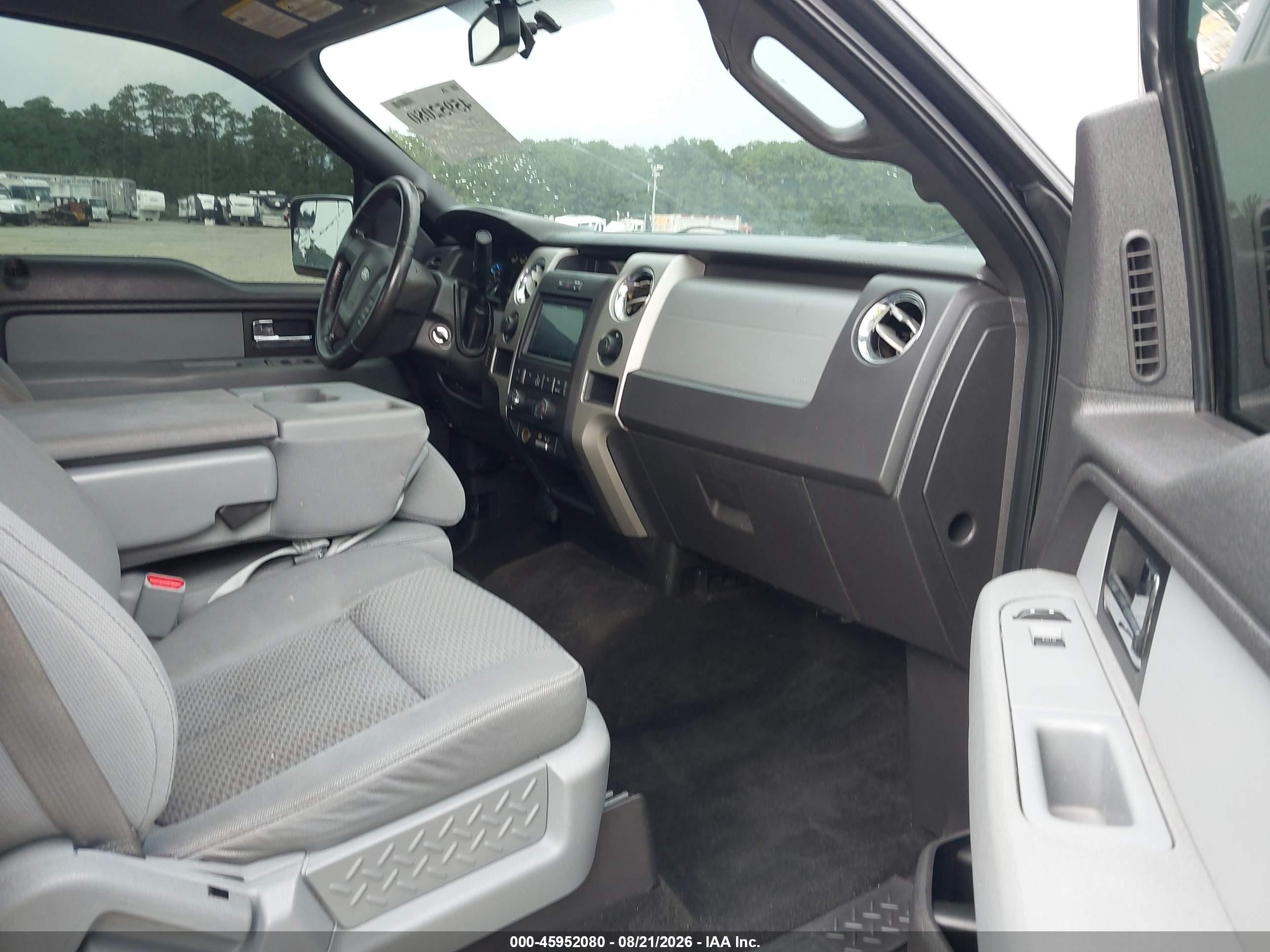 2012 Ford F-150 Xlt Black vin: 1FTFW1EF5CFC66692