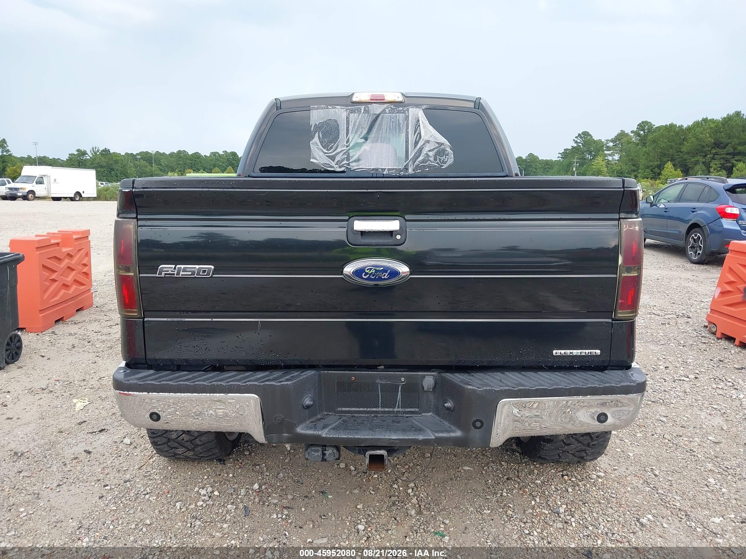 2012 Ford F-150 Xlt Black vin: 1FTFW1EF5CFC66692