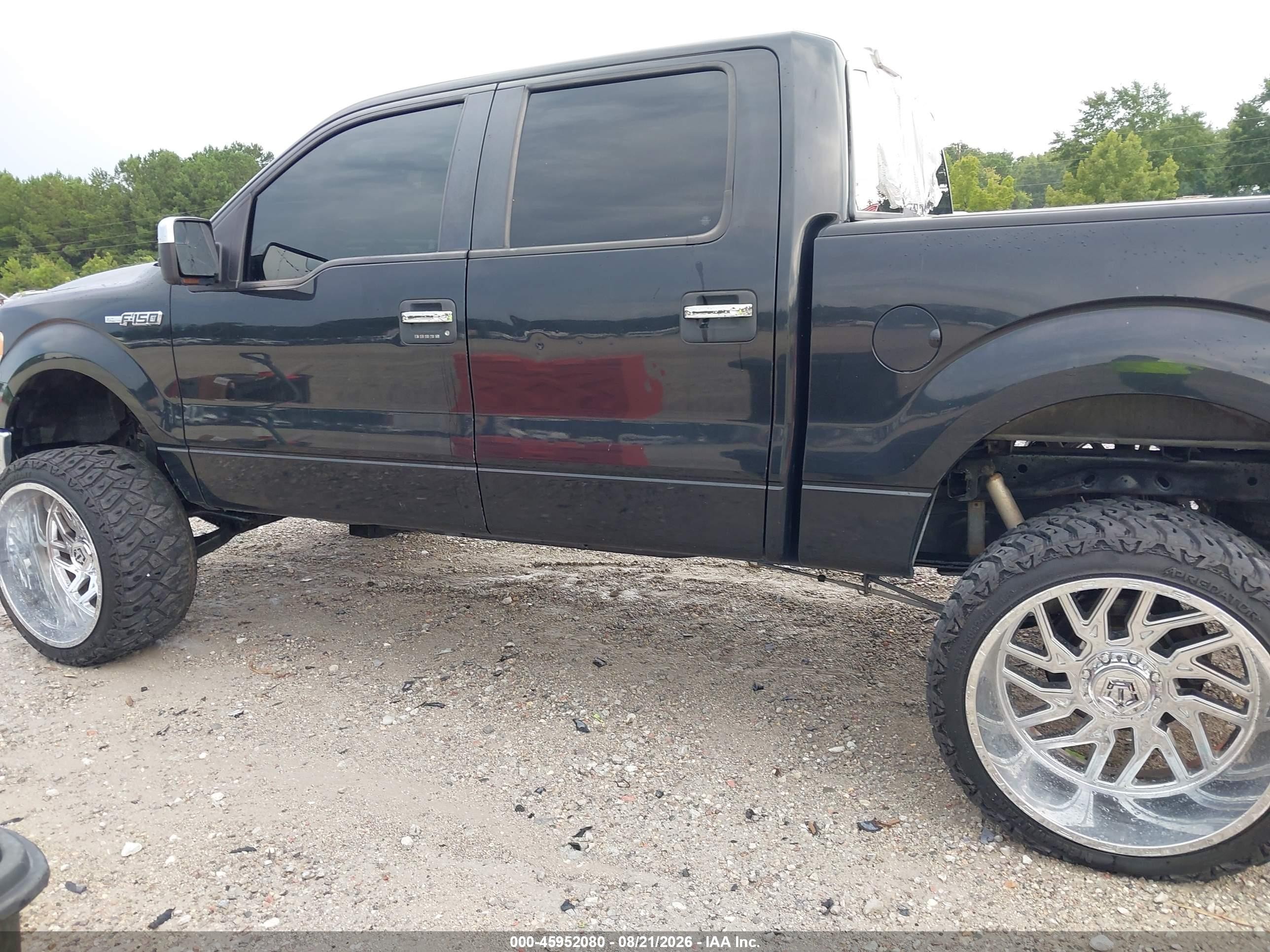 2012 Ford F-150 Xlt Black vin: 1FTFW1EF5CFC66692