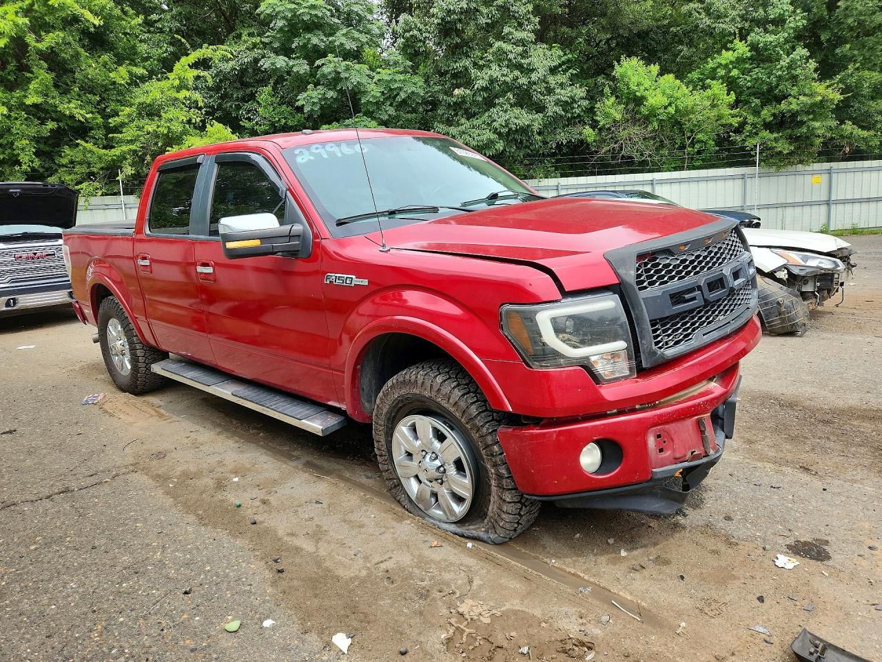 2012 Ford F150 Supercrew Red vin: 1FTFW1EF5CKD19415