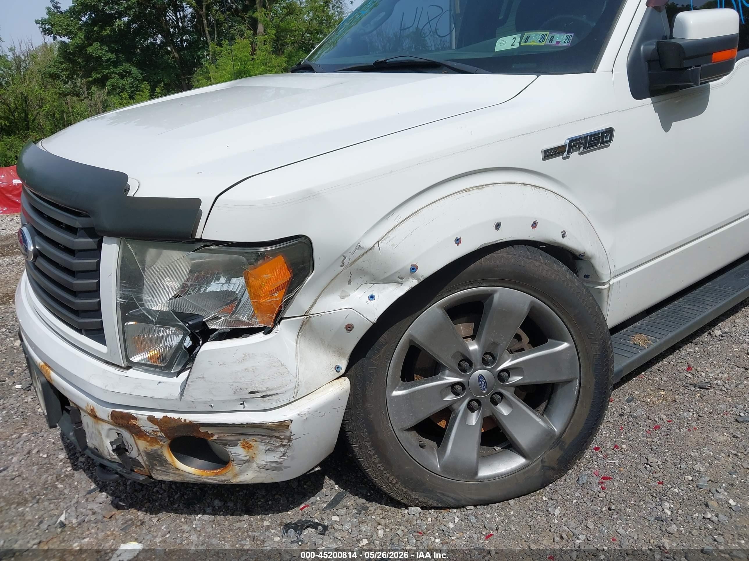 2012 Ford F-150 Fx4 Белый vin: 1FTFW1EF5CKD35436