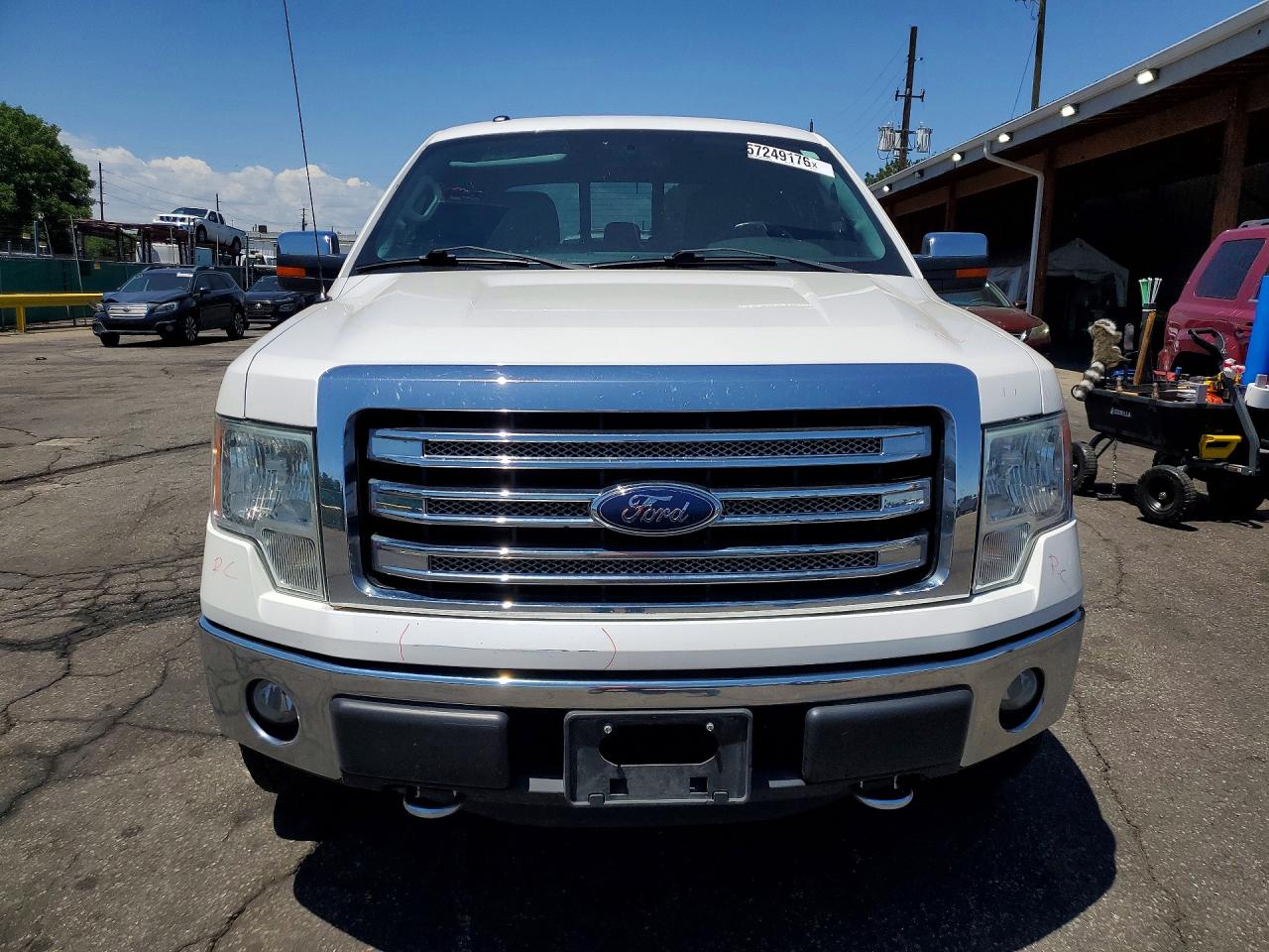 2013 Ford F150 Supercrew White vin: 1FTFW1EF5DFA31128