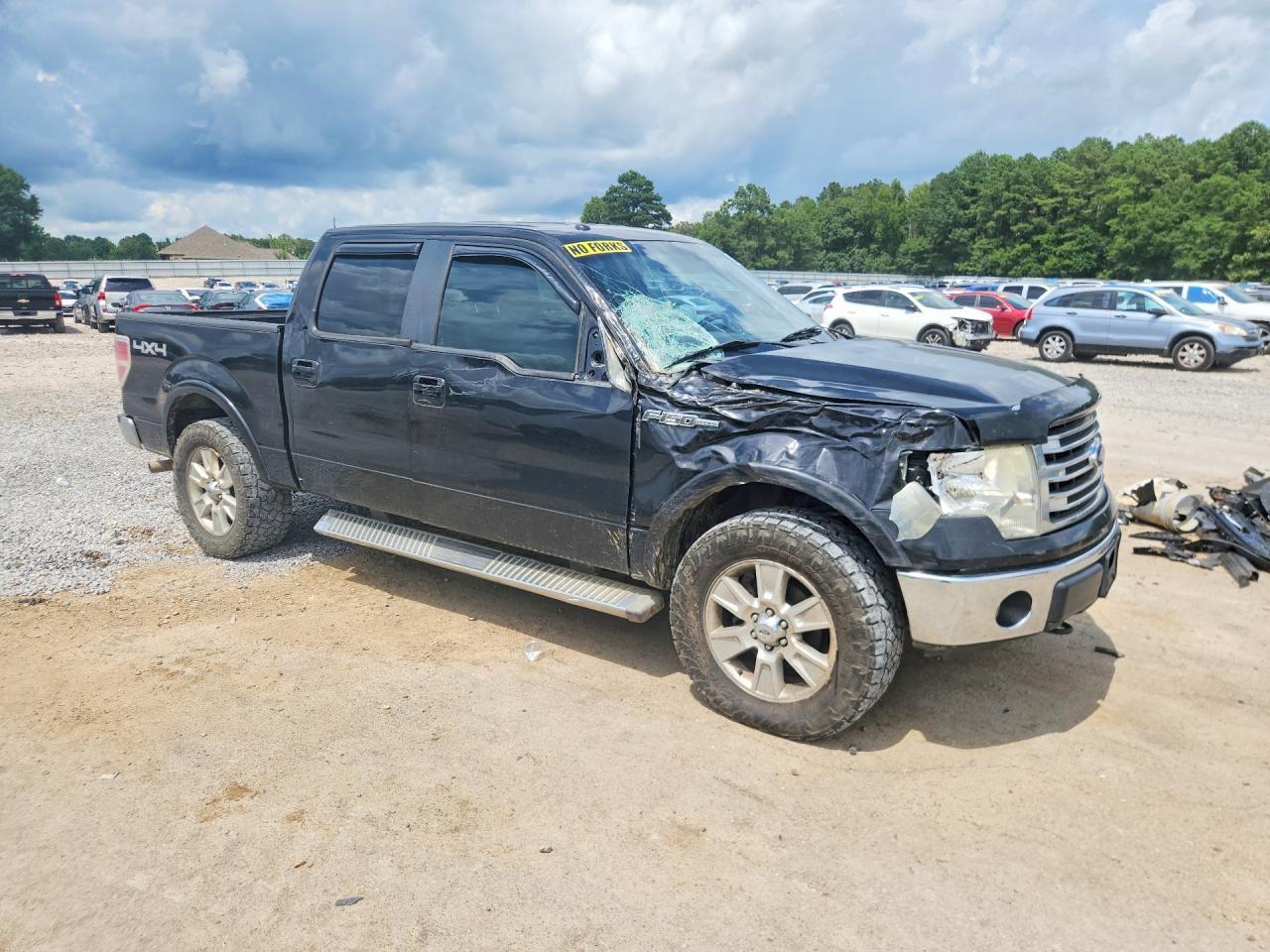 2013 Ford F150 Supercrew Black vin: 1FTFW1EF5DFA99428