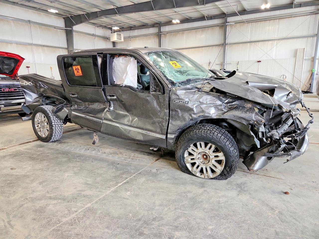 2013 Ford F150 Supercrew Gray vin: 1FTFW1EF5DFB30063