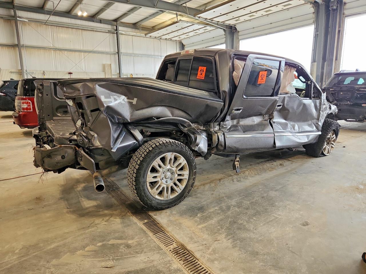 2013 Ford F150 Supercrew Gray vin: 1FTFW1EF5DFB30063