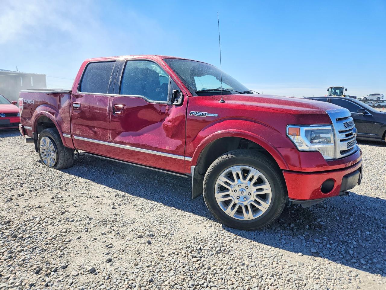 2013 Ford F150 Supercrew Red vin: 1FTFW1EF5DFB63547