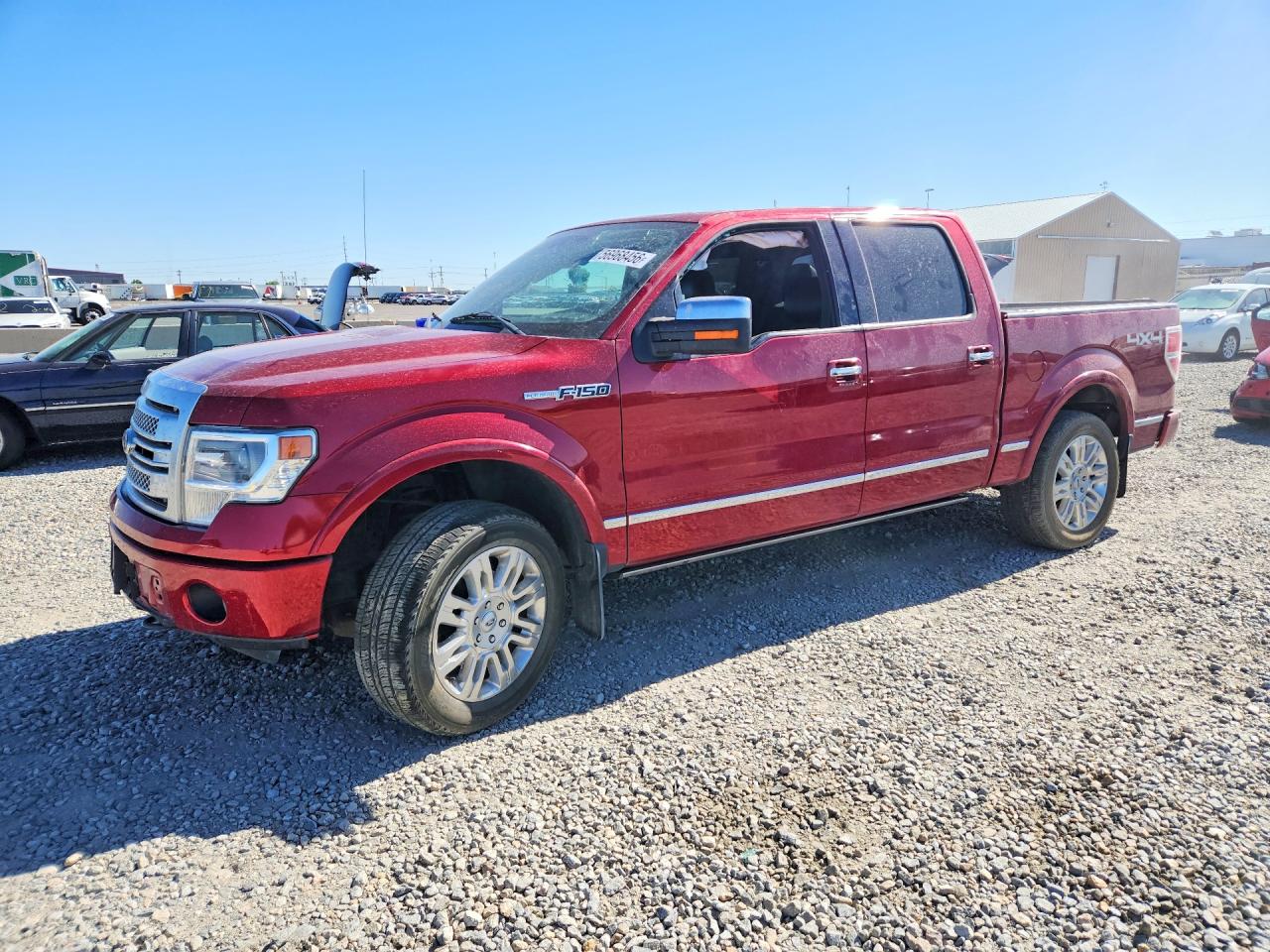 2013 Ford F150 Supercrew Red vin: 1FTFW1EF5DFB63547