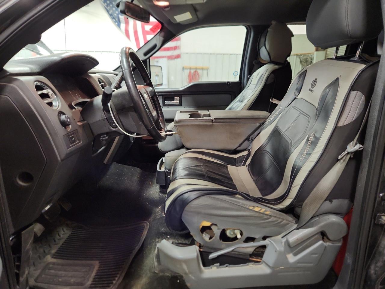 2013 Ford F150 Supercrew Black vin: 1FTFW1EF5DFB86262 Damage: Left Front Seat Cushion, Worn, Replacement Required