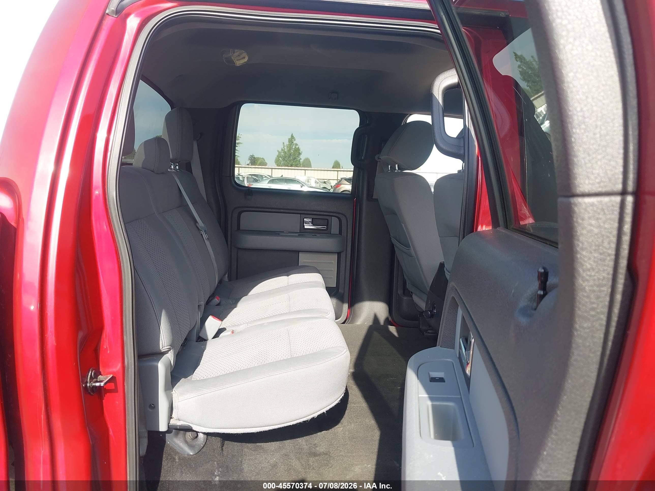 2013 Ford F-150 Xlt Red vin: 1FTFW1EF5DFC00449