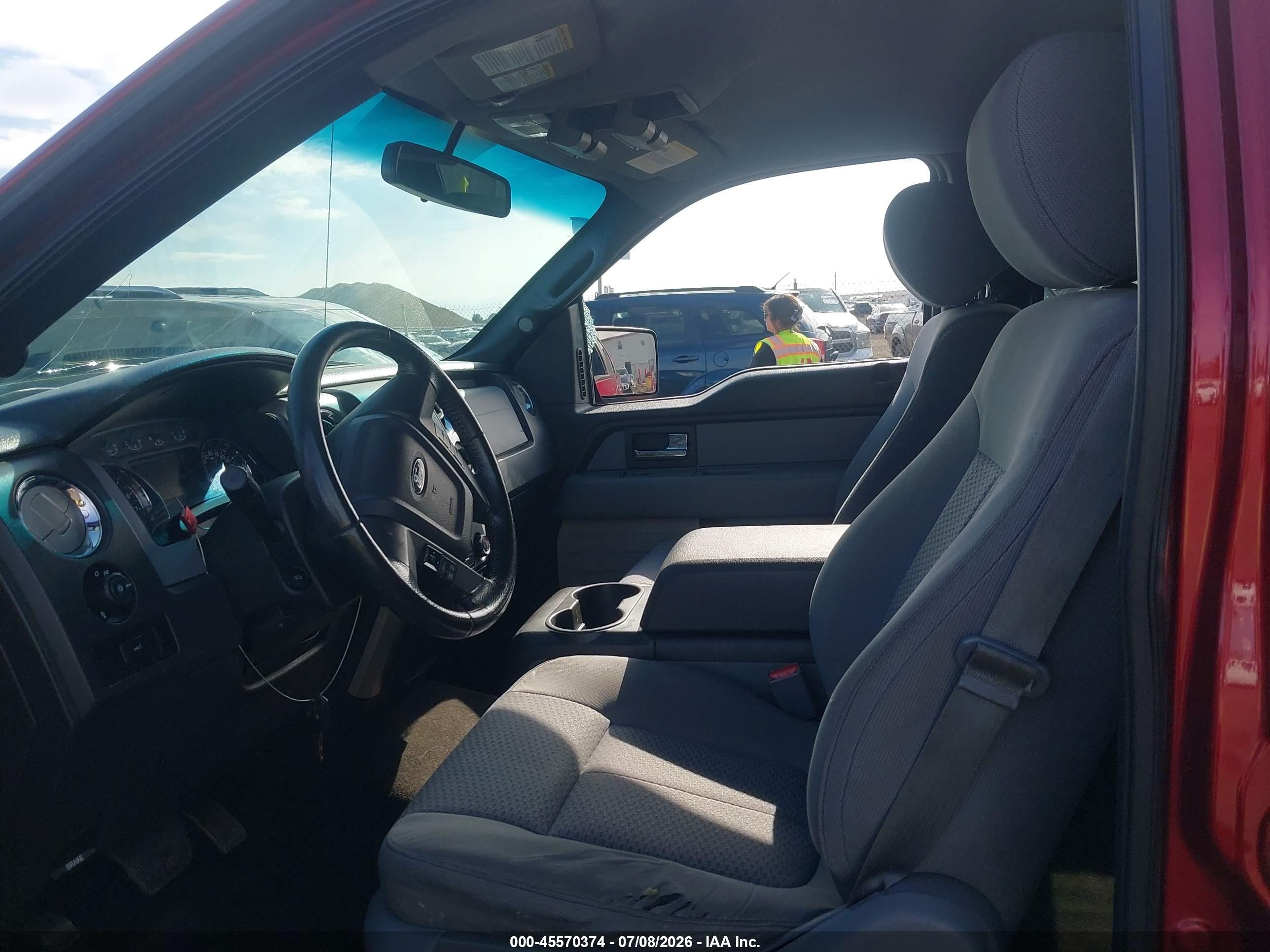 2013 Ford F-150 Xlt Red vin: 1FTFW1EF5DFC00449