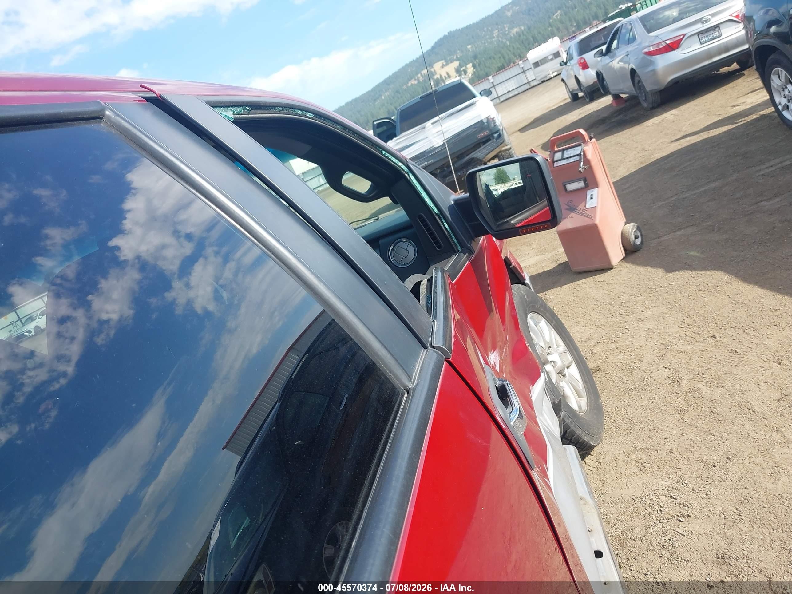 2013 Ford F-150 Xlt Red vin: 1FTFW1EF5DFC00449