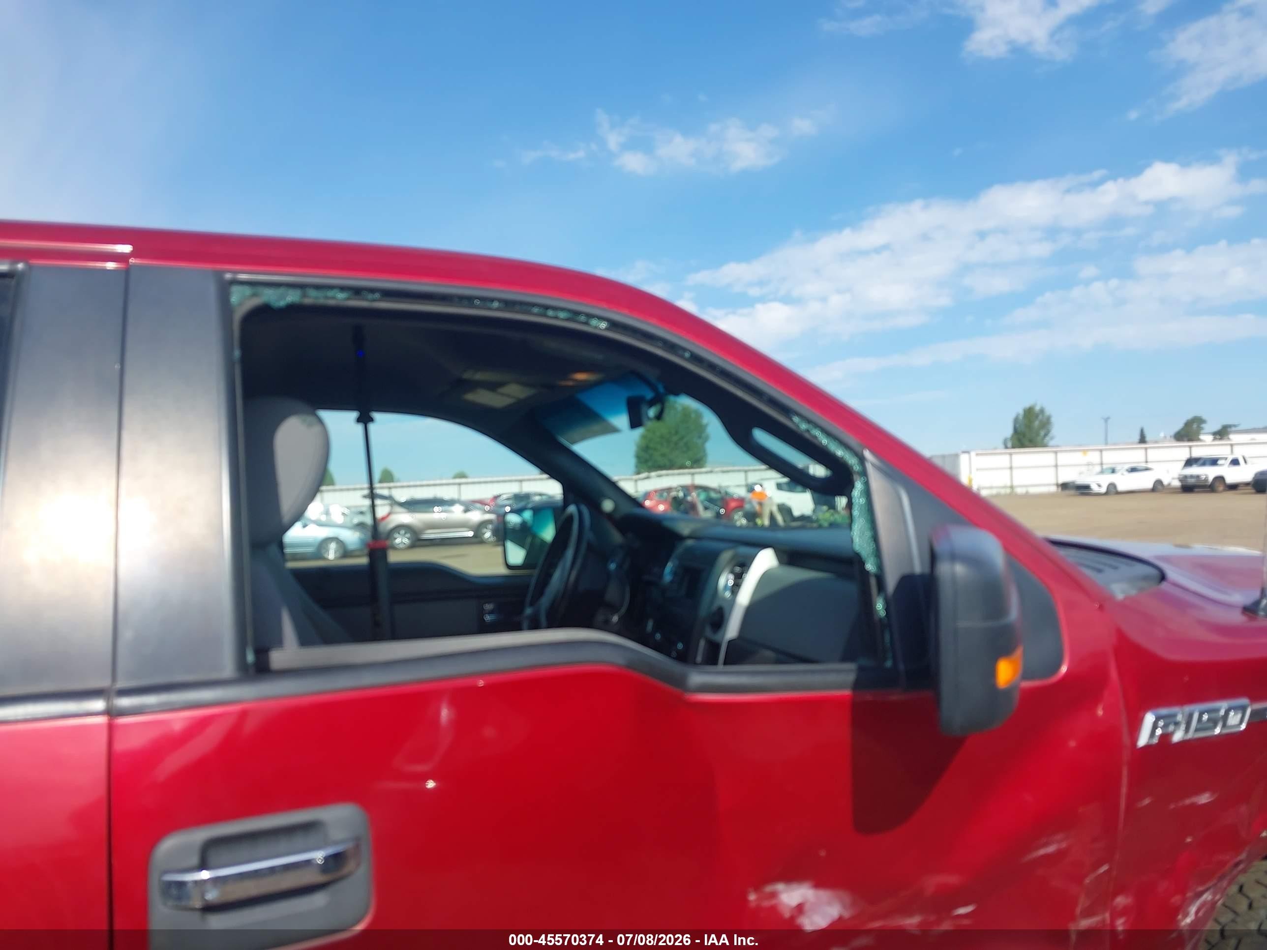 2013 Ford F-150 Xlt Red vin: 1FTFW1EF5DFC00449
