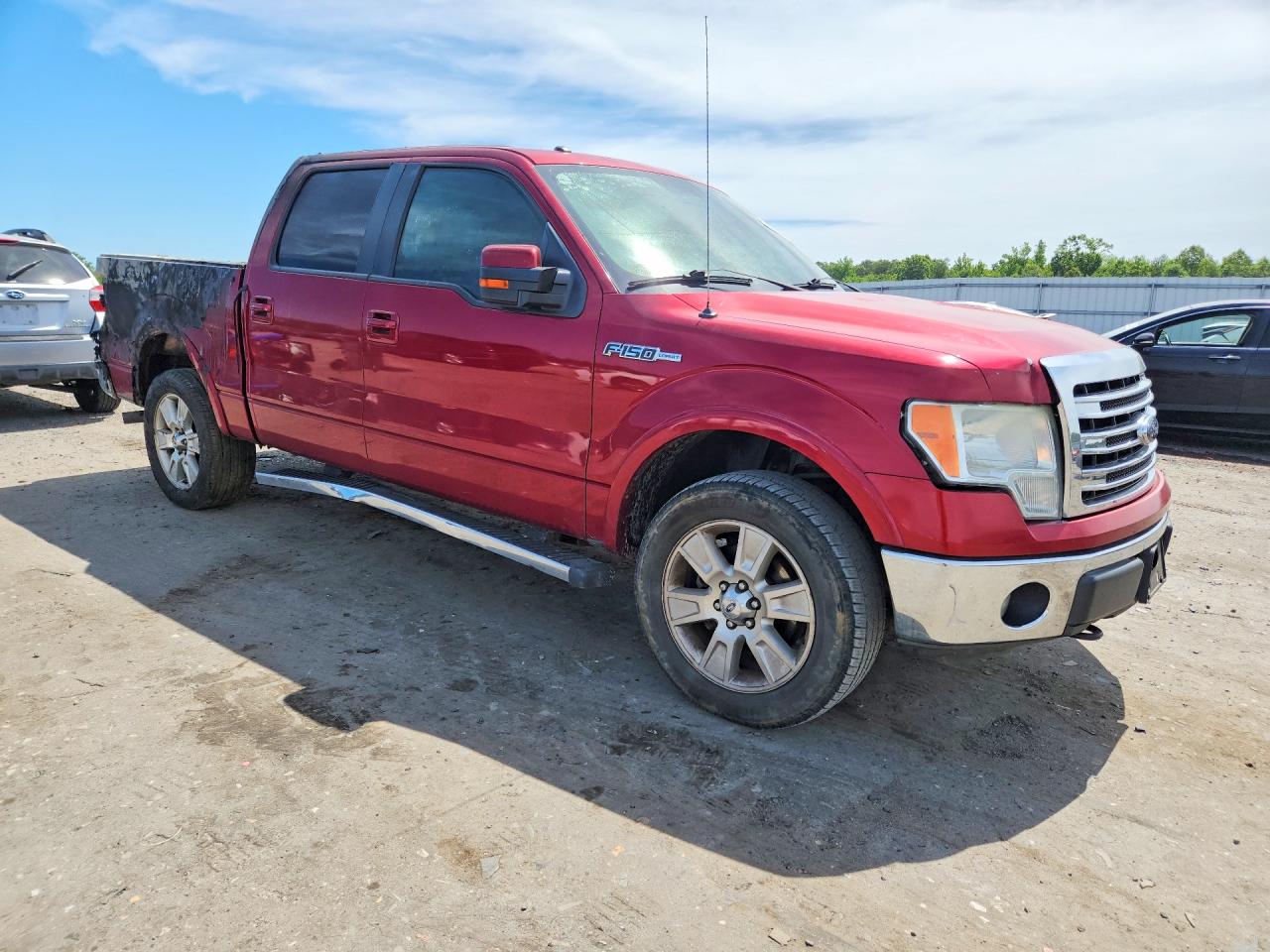 2013 Ford F150 Supercrew Red vin: 1FTFW1EF5DFC25576