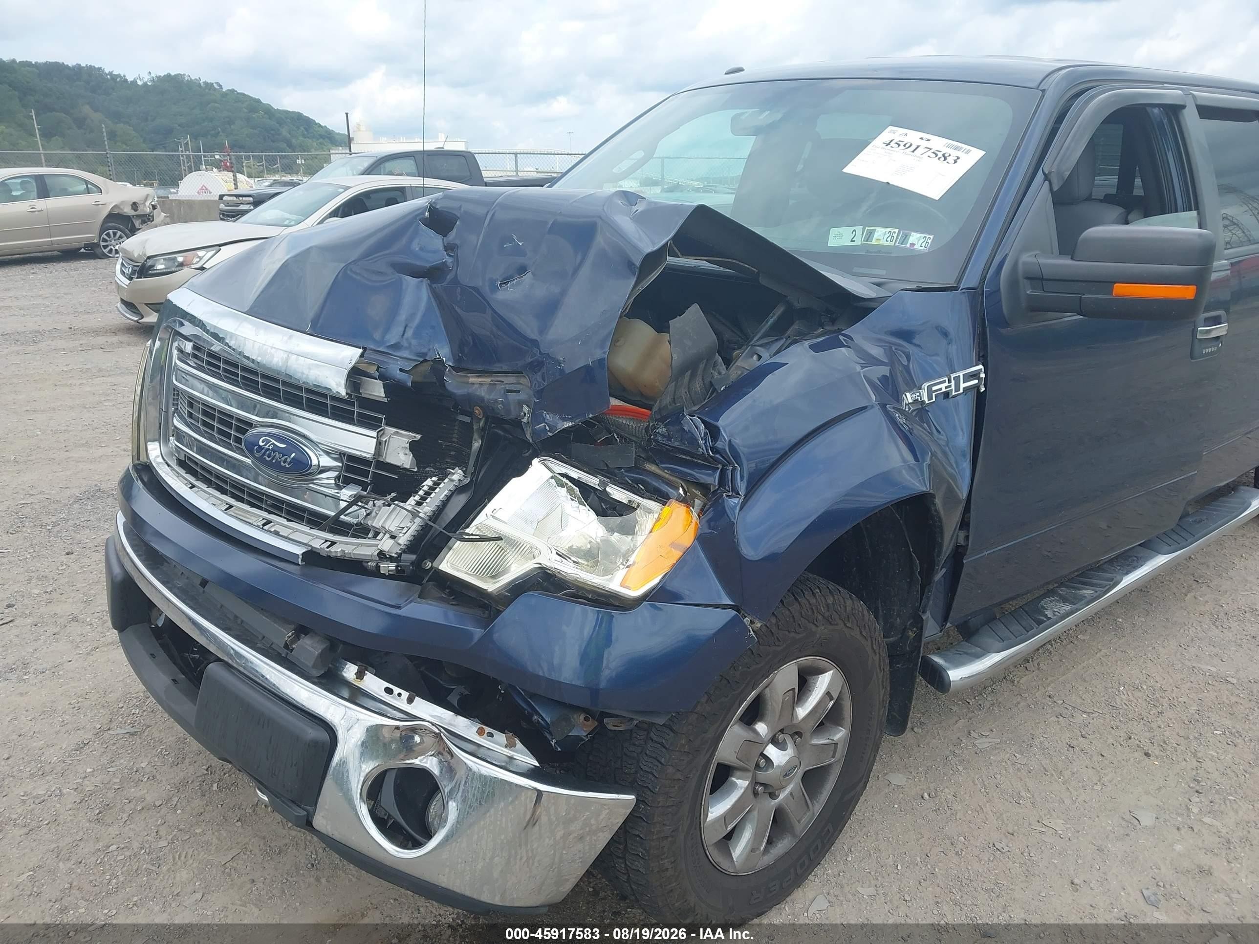 2013 Ford F-150 Xlt Blue vin: 1FTFW1EF5DFC55435