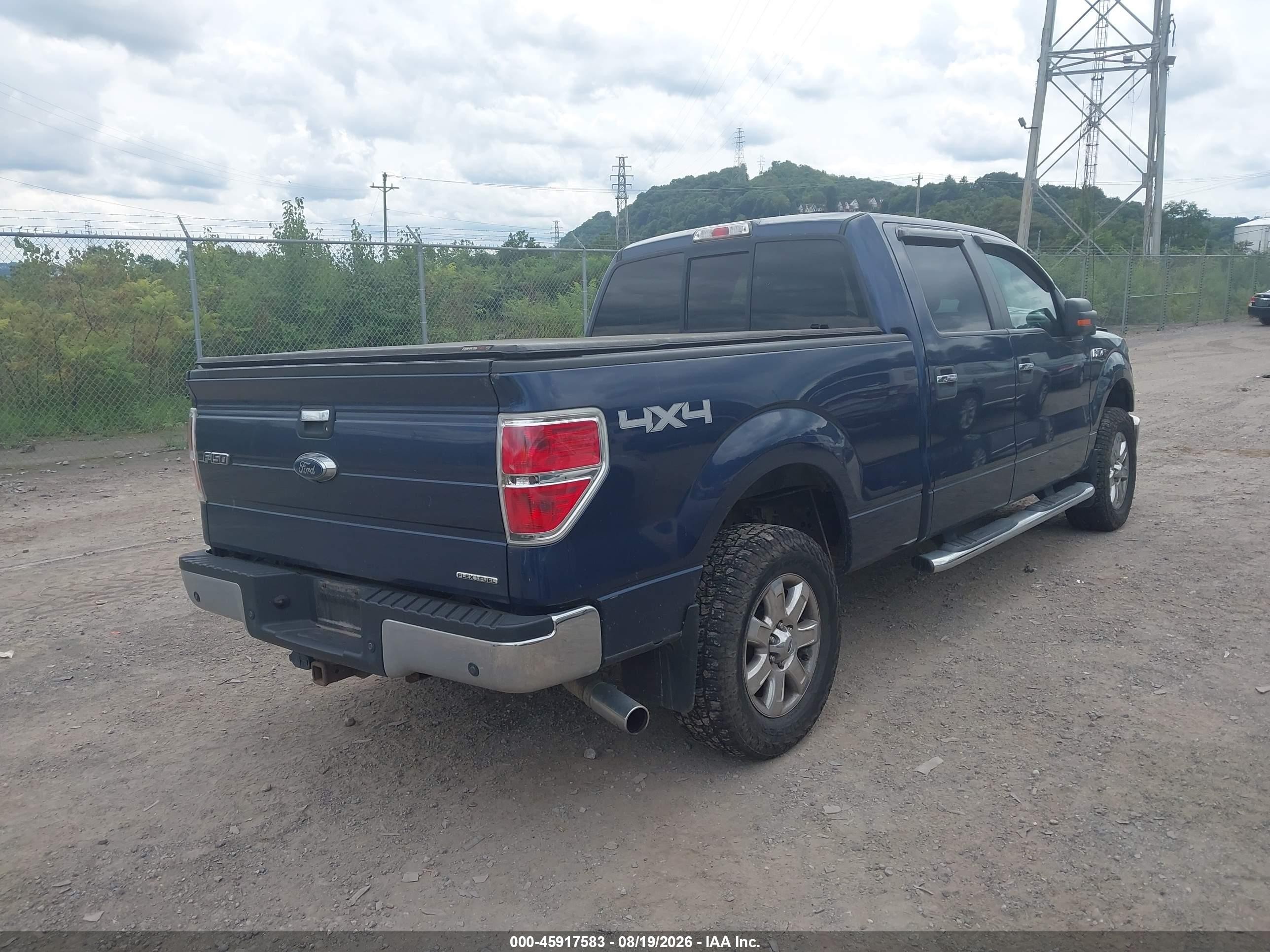 2013 Ford F-150 Xlt Blue vin: 1FTFW1EF5DFC55435