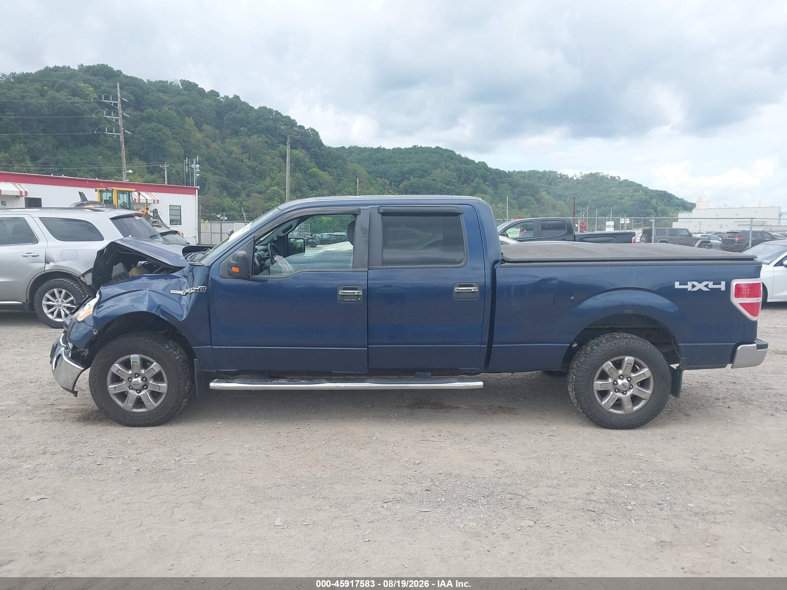 2013 Ford F-150 Xlt Blue vin: 1FTFW1EF5DFC55435