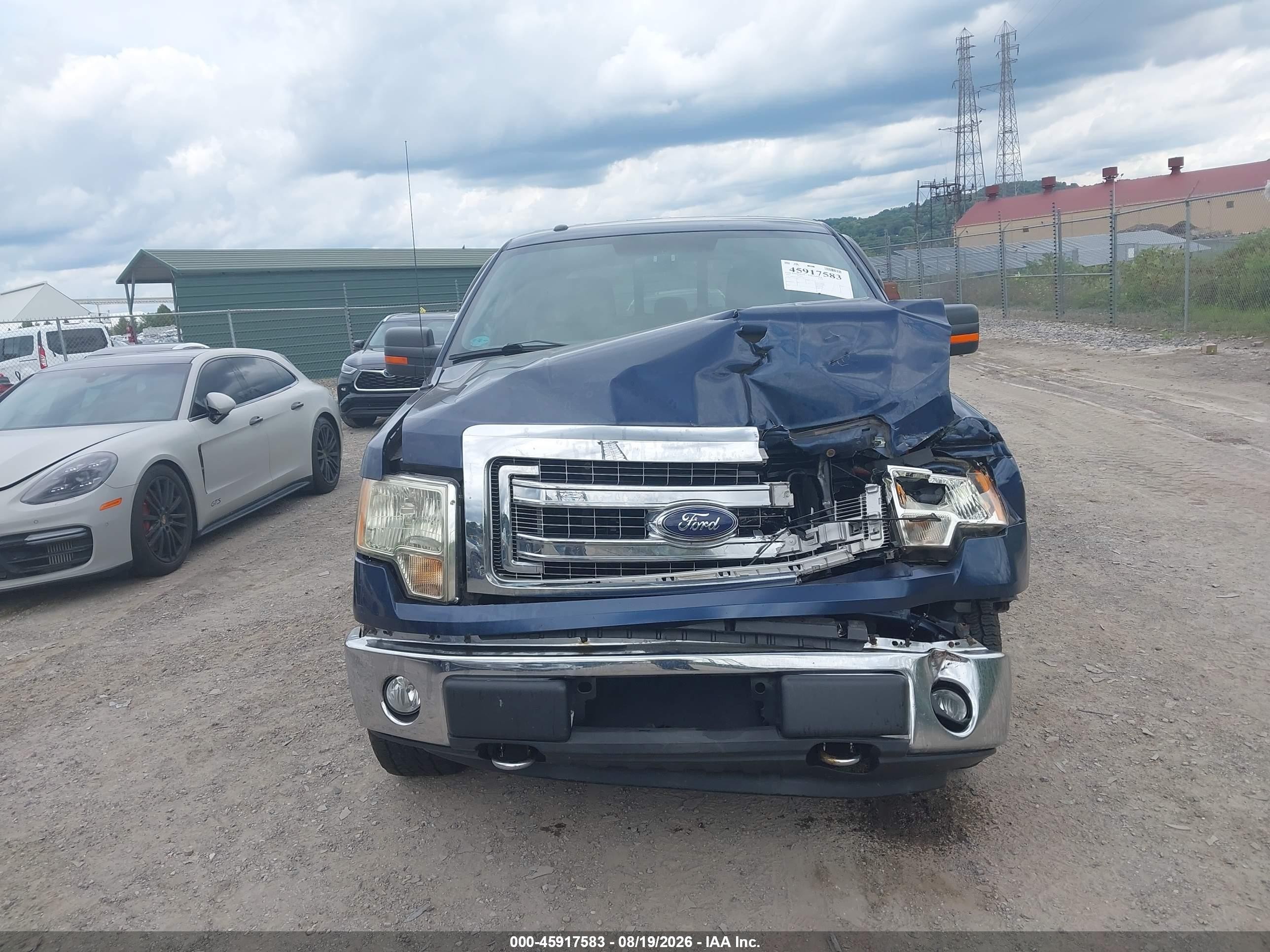 2013 Ford F-150 Xlt Blue vin: 1FTFW1EF5DFC55435