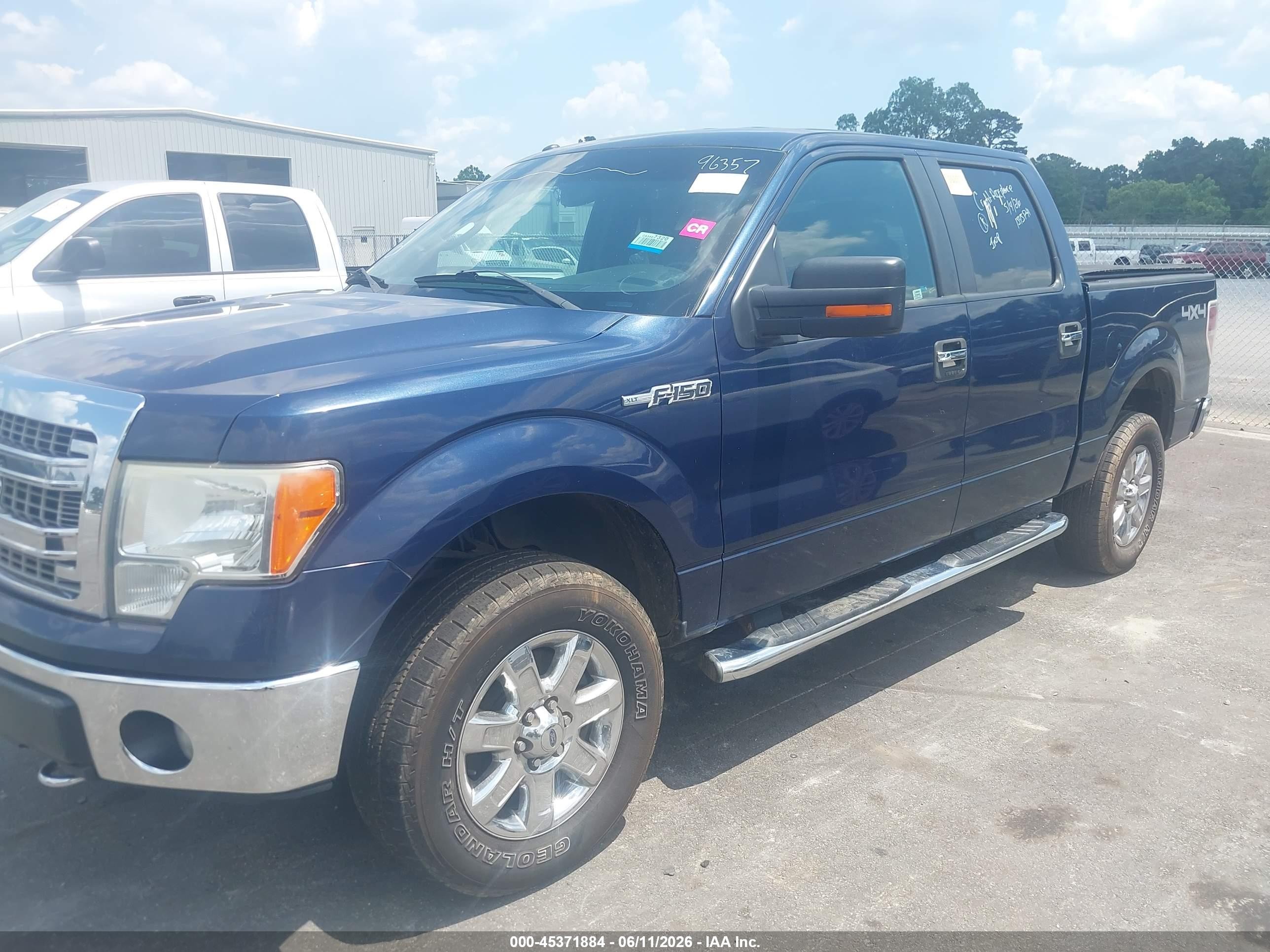 2013 Ford F-150 Xlt Blue vin: 1FTFW1EF5DFD61710