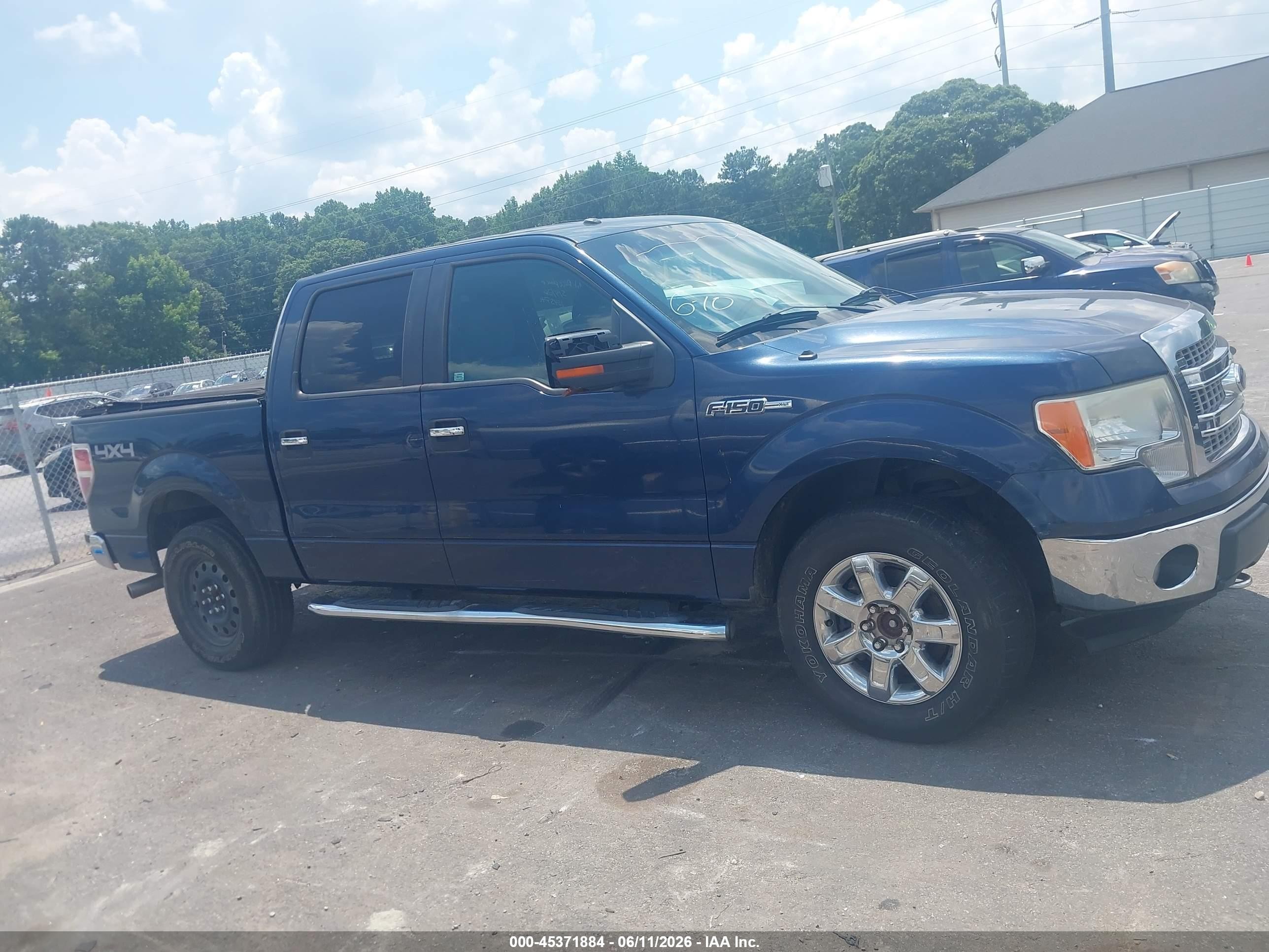 2013 Ford F-150 Xlt Blue vin: 1FTFW1EF5DFD61710