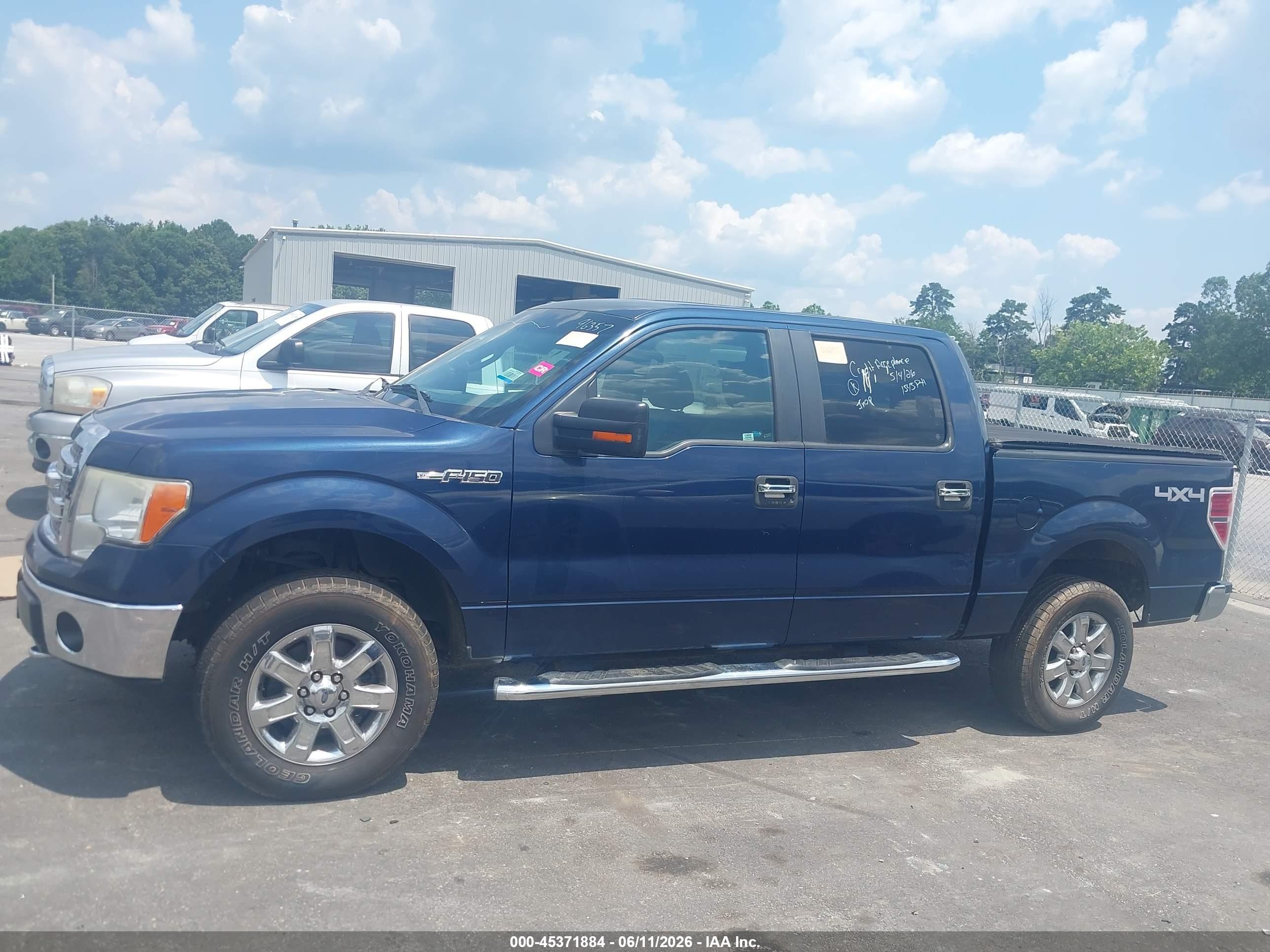 2013 Ford F-150 Xlt Blue vin: 1FTFW1EF5DFD61710