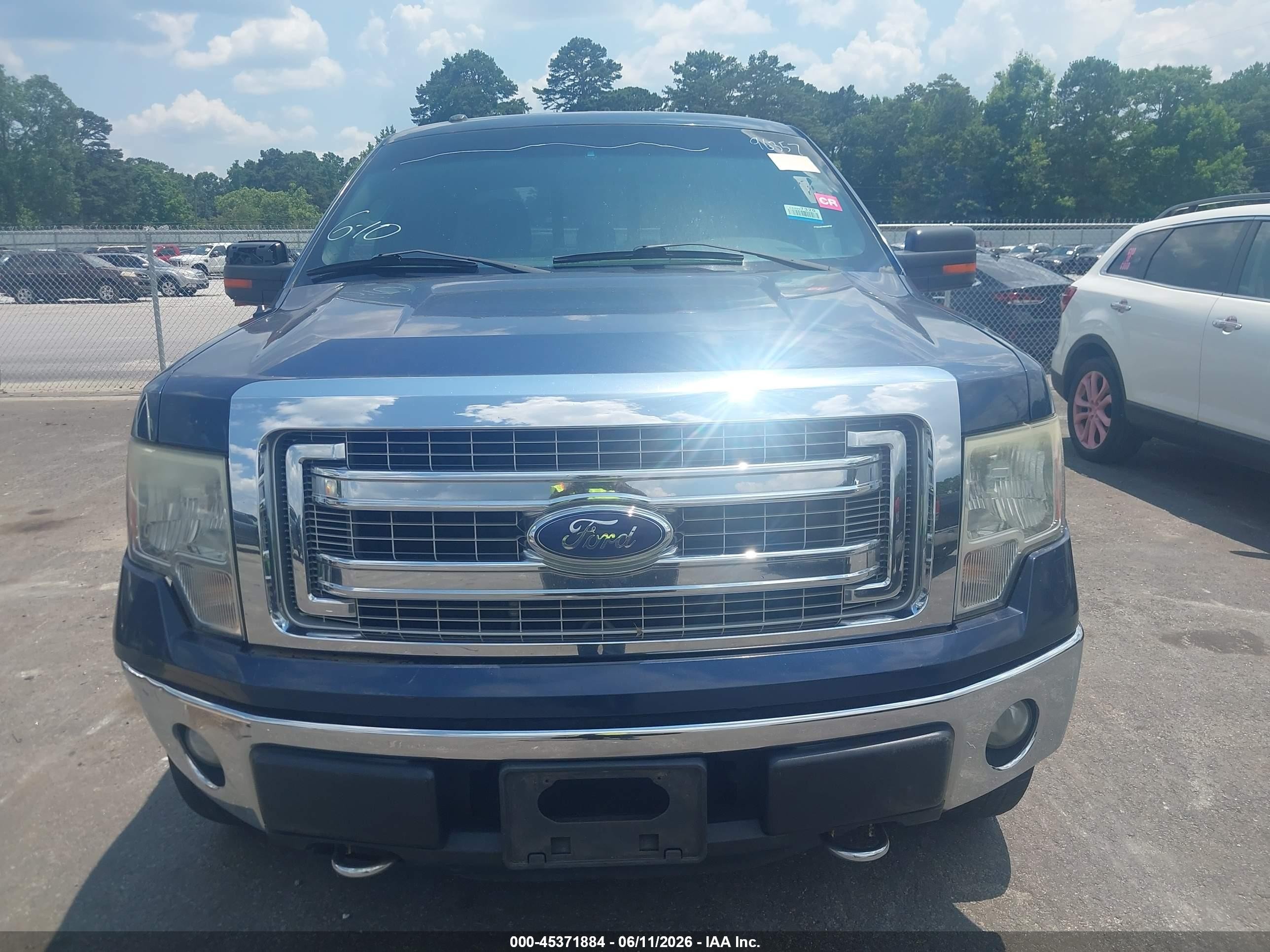 2013 Ford F-150 Xlt Blue vin: 1FTFW1EF5DFD61710