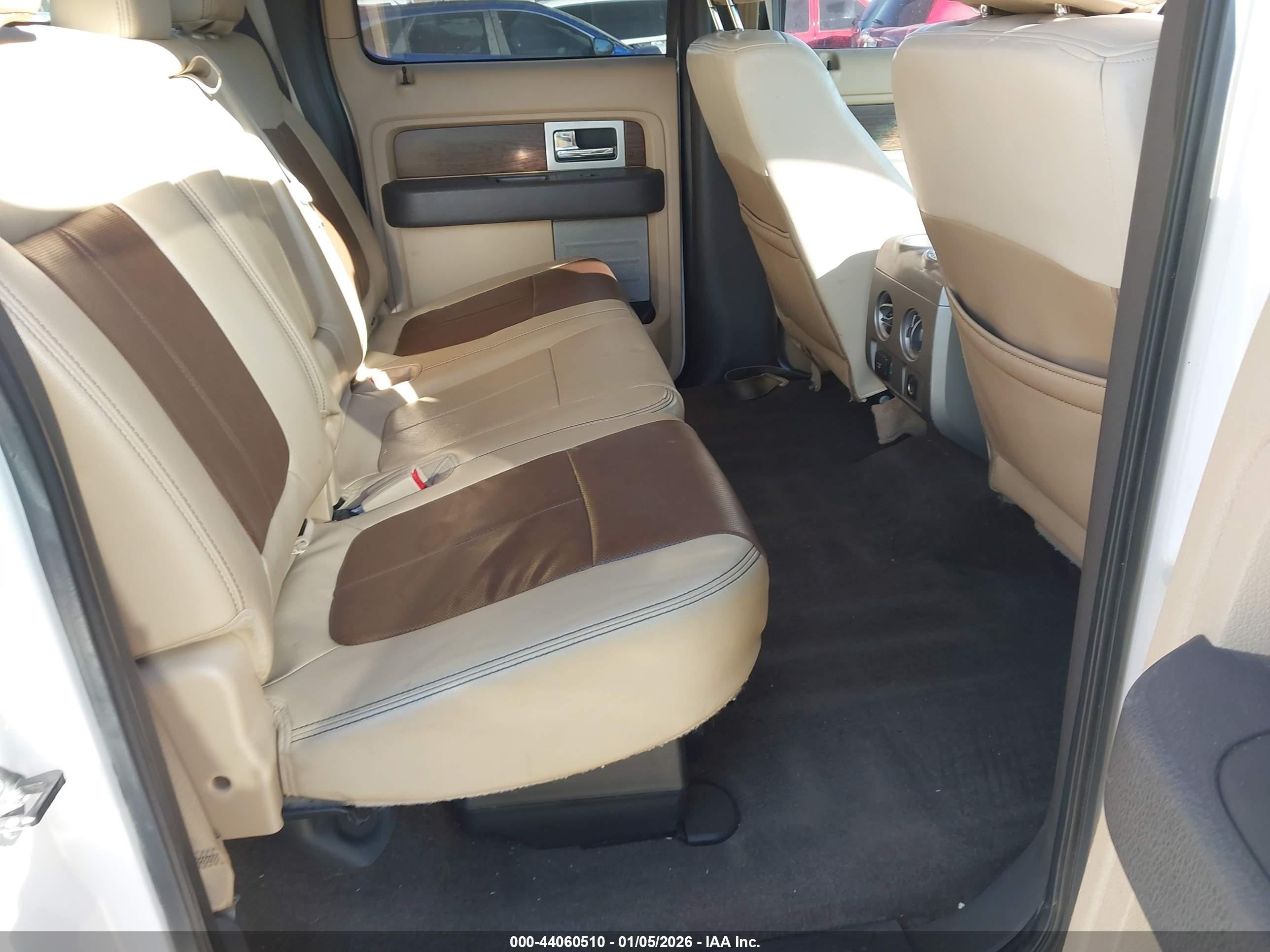 2013 Ford F-150 Lariat White vin: 1FTFW1EF5DKD53100