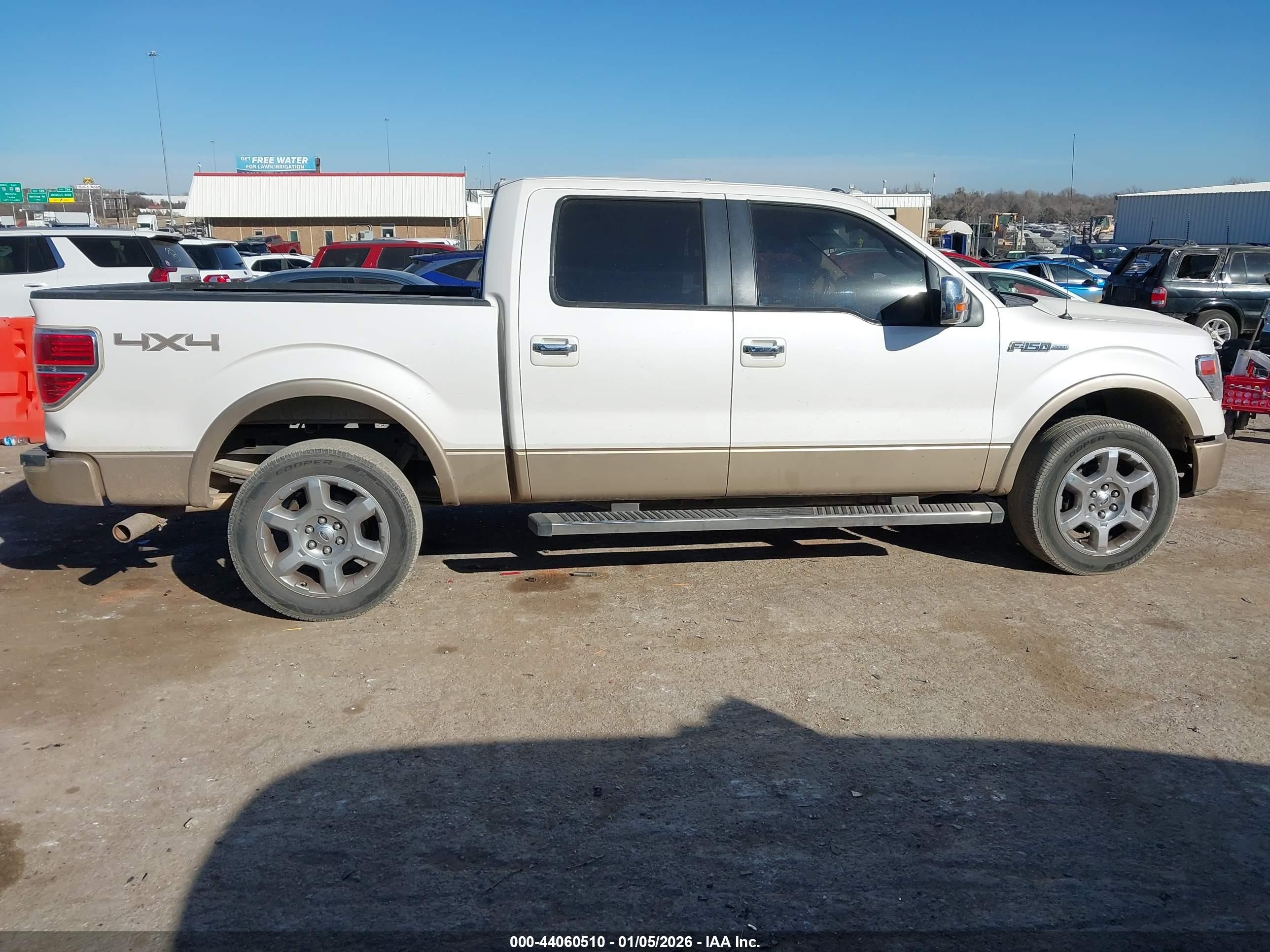 2013 Ford F-150 Lariat White vin: 1FTFW1EF5DKD53100