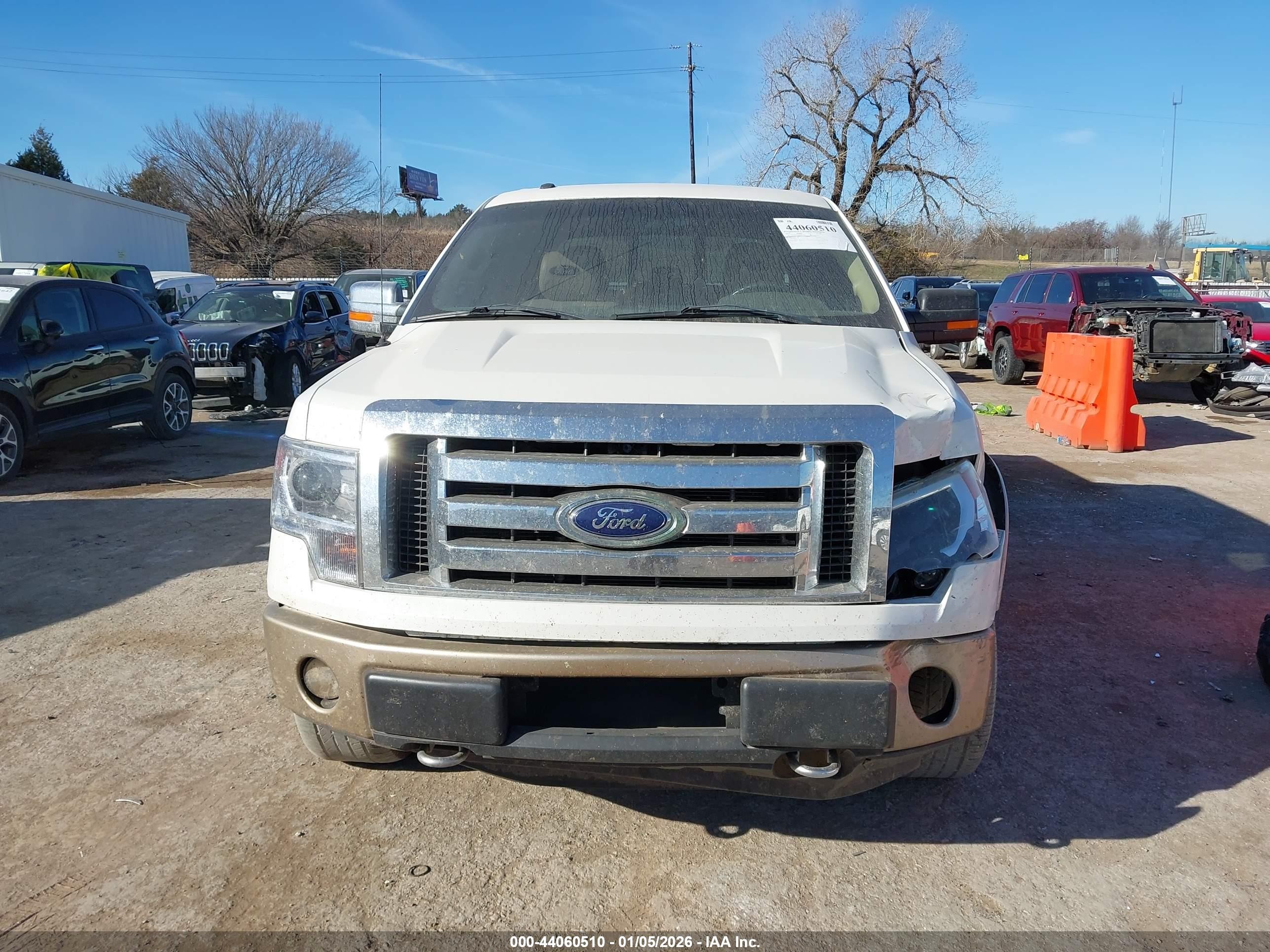 2013 Ford F-150 Lariat White vin: 1FTFW1EF5DKD53100