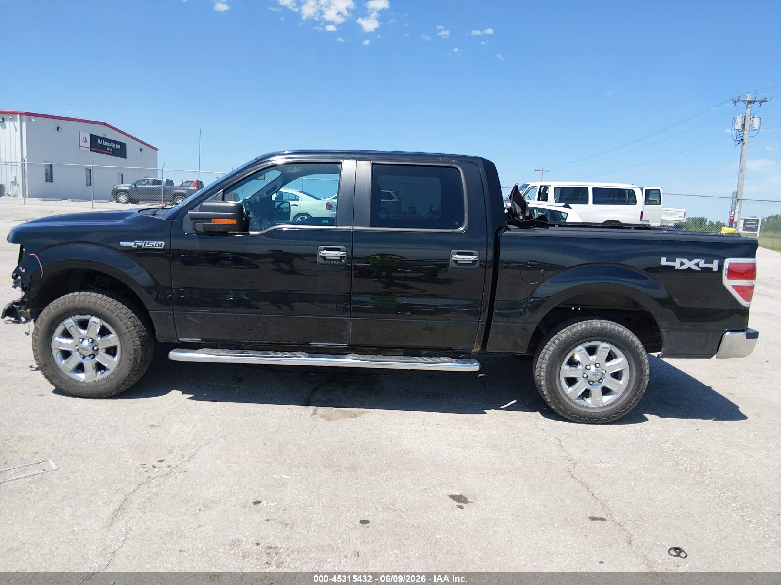 2013 Ford F-150 Xlt Black vin: 1FTFW1EF5DKE11089