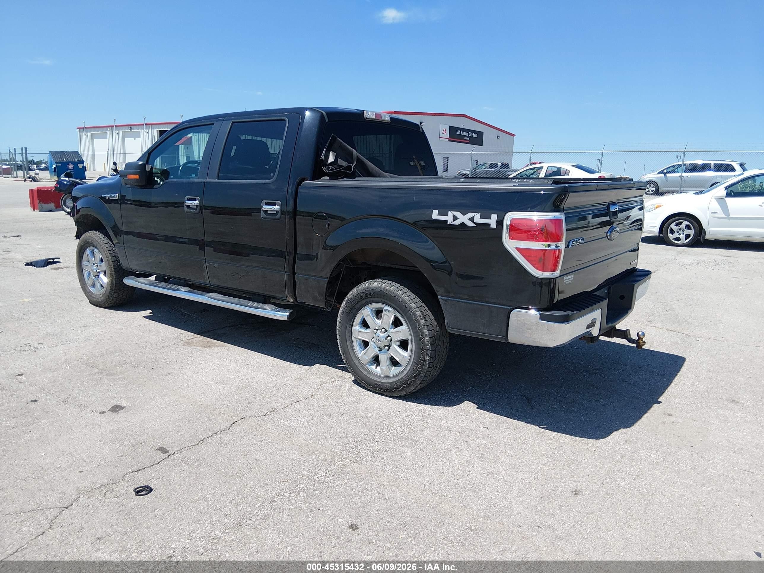2013 Ford F-150 Xlt Black vin: 1FTFW1EF5DKE11089