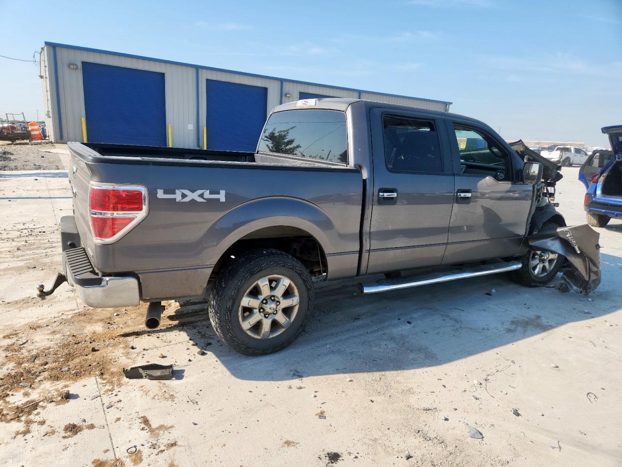 2013 Ford F150 Supercrew Gray vin: 1FTFW1EF5DKE69641