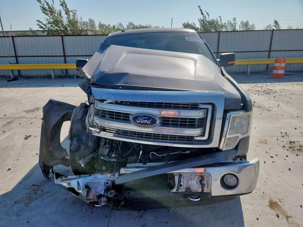 2013 Ford F150 Supercrew Gray vin: 1FTFW1EF5DKE69641
