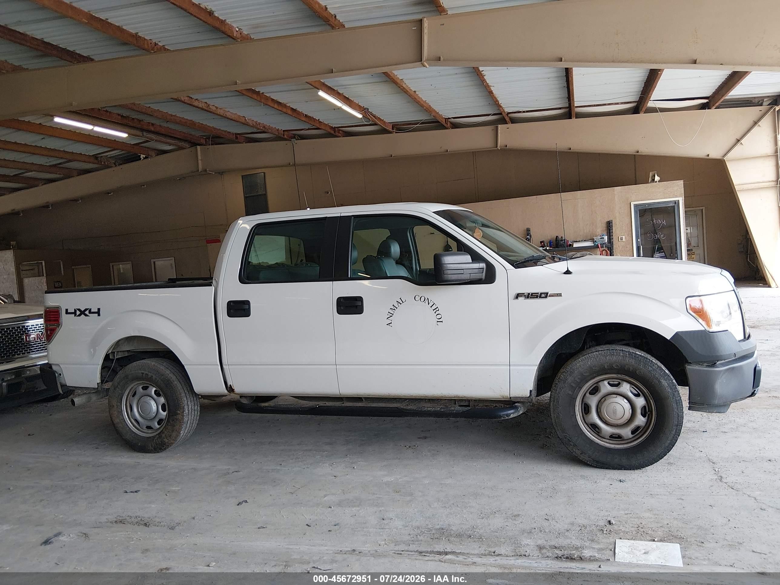 2013 Ford F-150 Xl White vin: 1FTFW1EF5DKE83815