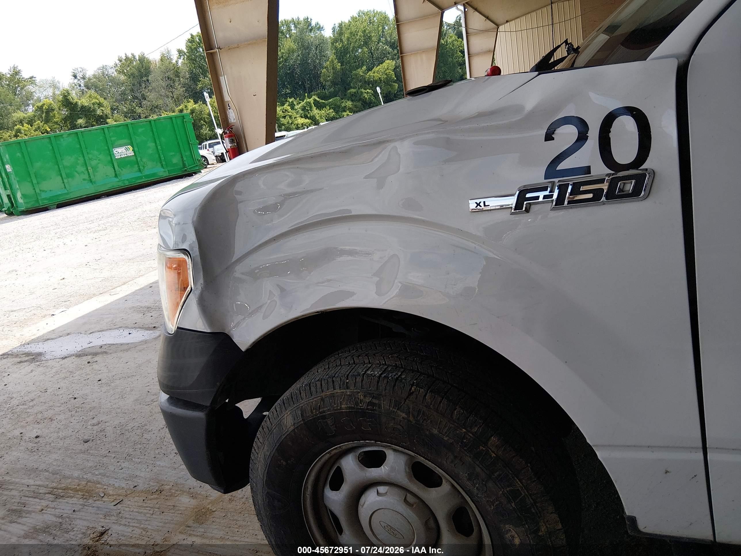 2013 Ford F-150 Xl White vin: 1FTFW1EF5DKE83815