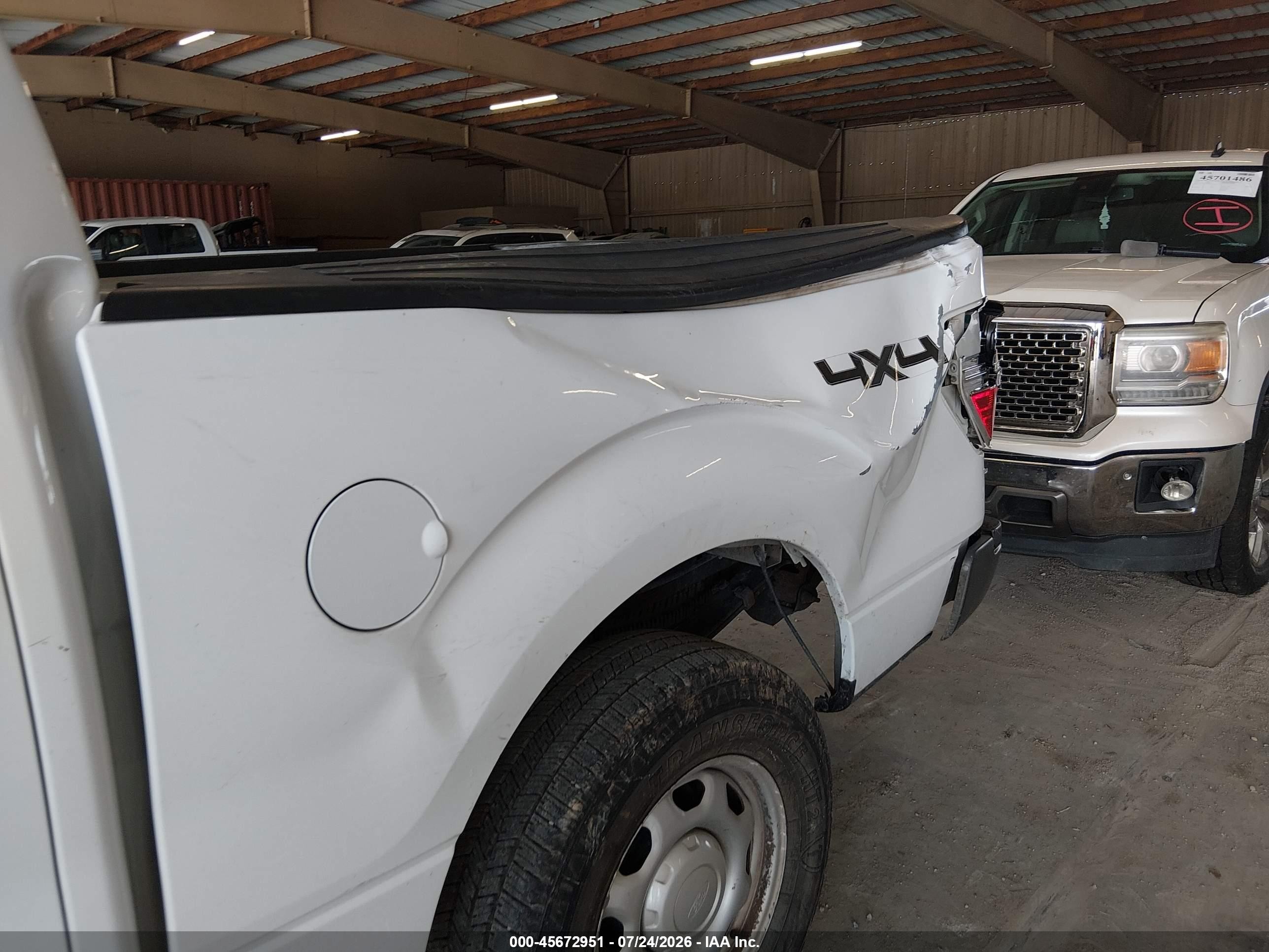 2013 Ford F-150 Xl White vin: 1FTFW1EF5DKE83815