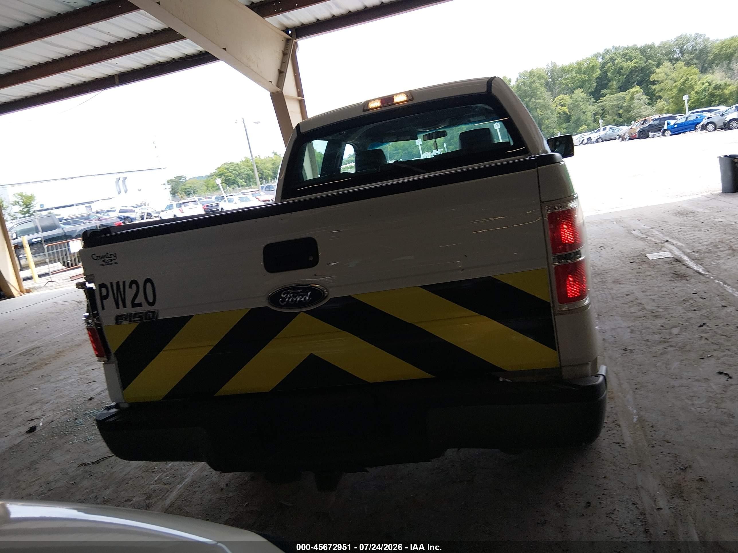 2013 Ford F-150 Xl White vin: 1FTFW1EF5DKE83815