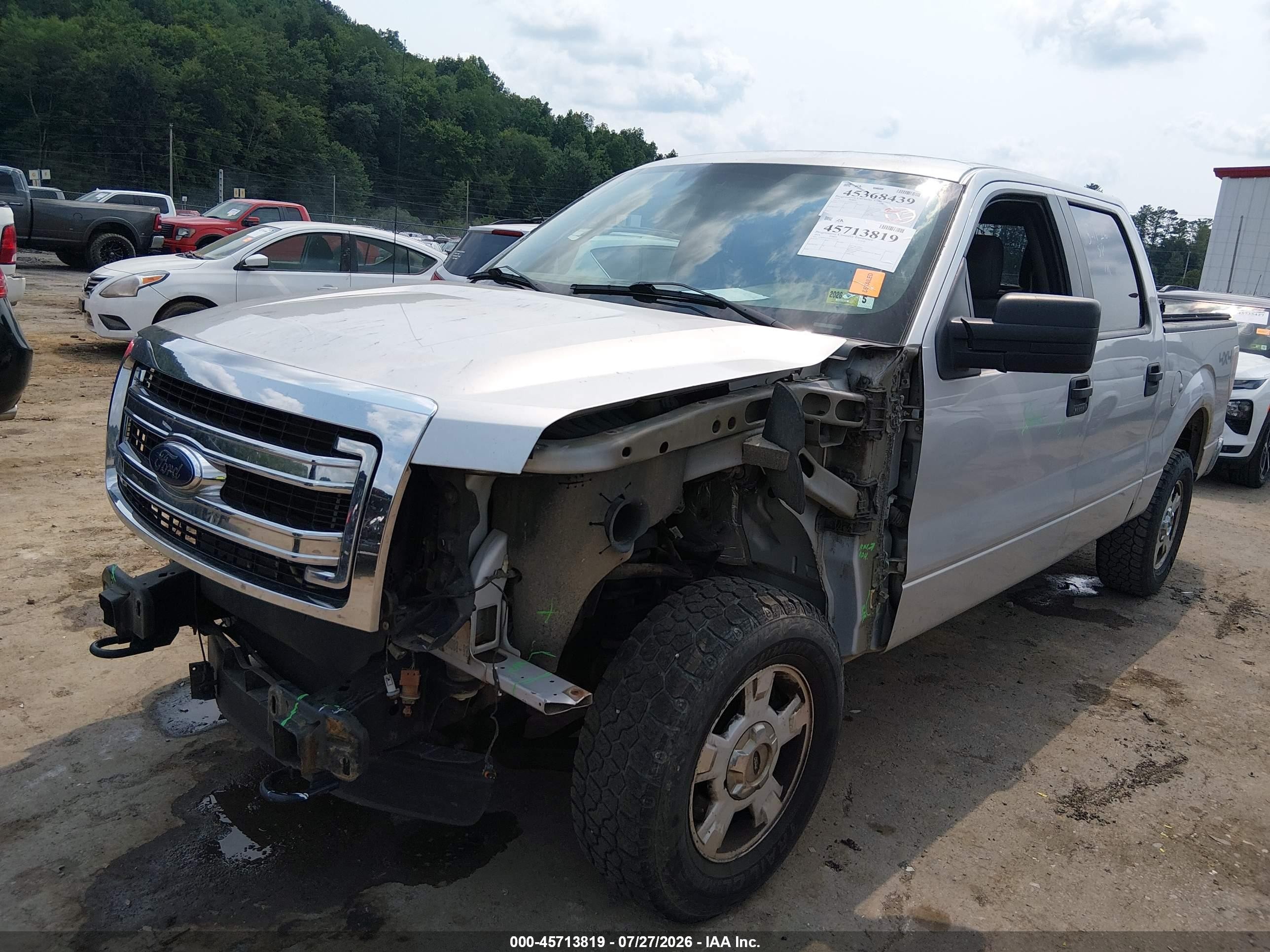 2014 Ford F-150 Xlt Серебряный vin: 1FTFW1EF5EFA31714