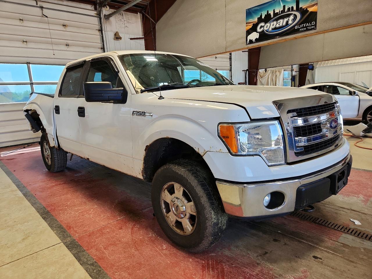 2014 Ford F150 Supercrew White vin: 1FTFW1EF5EFA31986