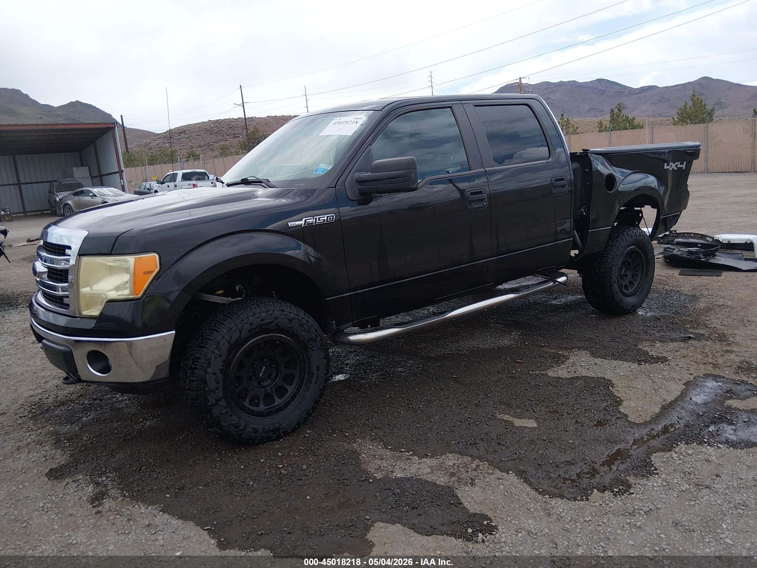 2014 Ford F-150 Xlt Black vin: 1FTFW1EF5EFA94313