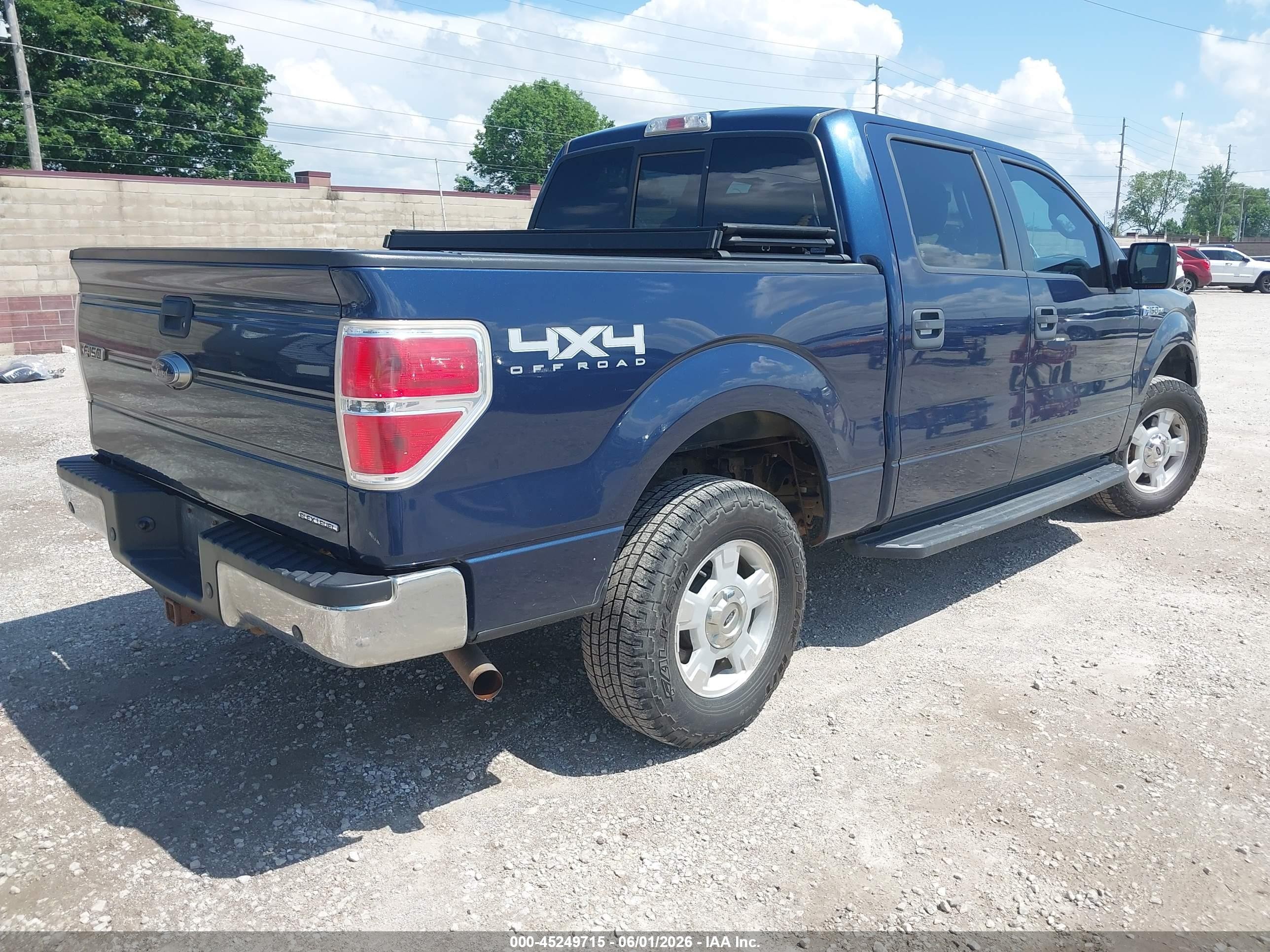 2014 Ford F-150 Xlt Blue vin: 1FTFW1EF5EFB03026