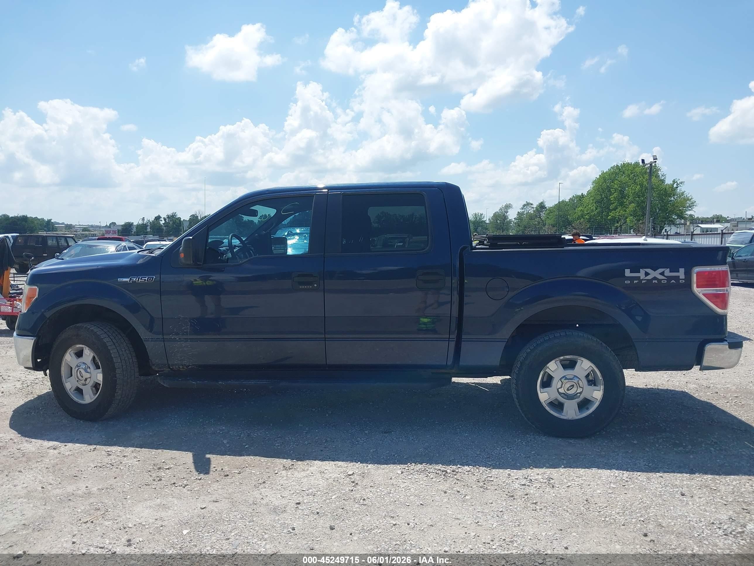 2014 Ford F-150 Xlt Blue vin: 1FTFW1EF5EFB03026