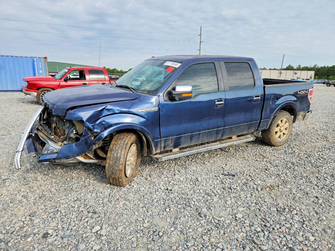 2014 Ford F150 Supercrew Blue vin: 1FTFW1EF5EFB15094